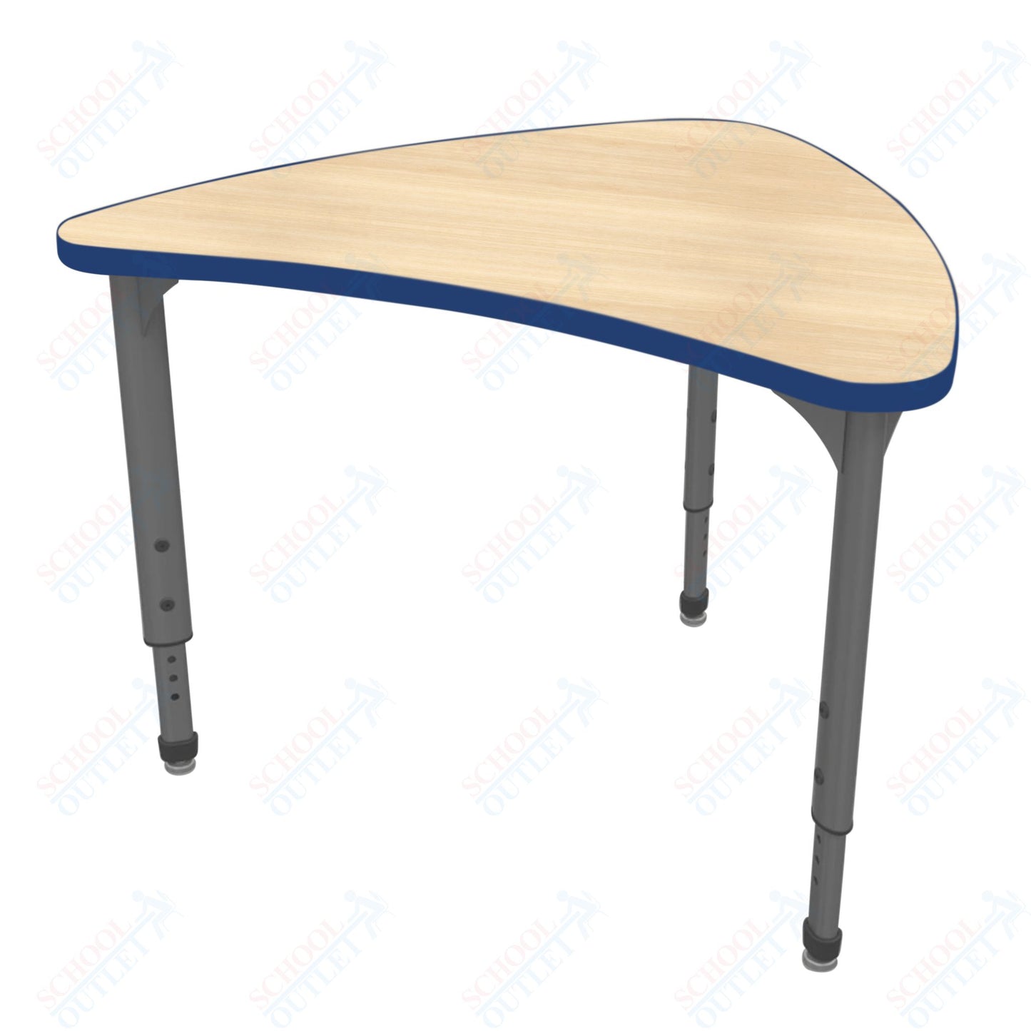 Marco Apex Series Large Chevron Collaborative Student Desk 31" x 38" Adjustable Height 21"-30" (38-2290-MA)
