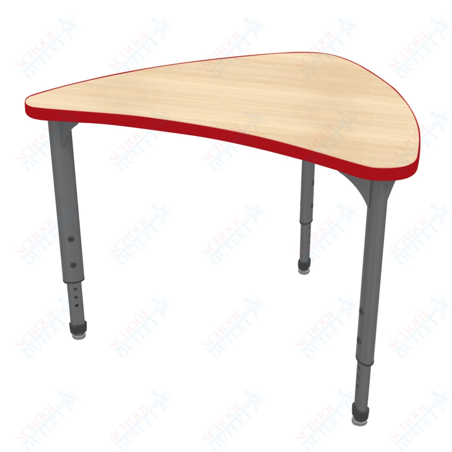 Marco Apex Series Large Chevron Collaborative Student Desk 31" x 38" Adjustable Height 21"-30" (38-2290-MA)