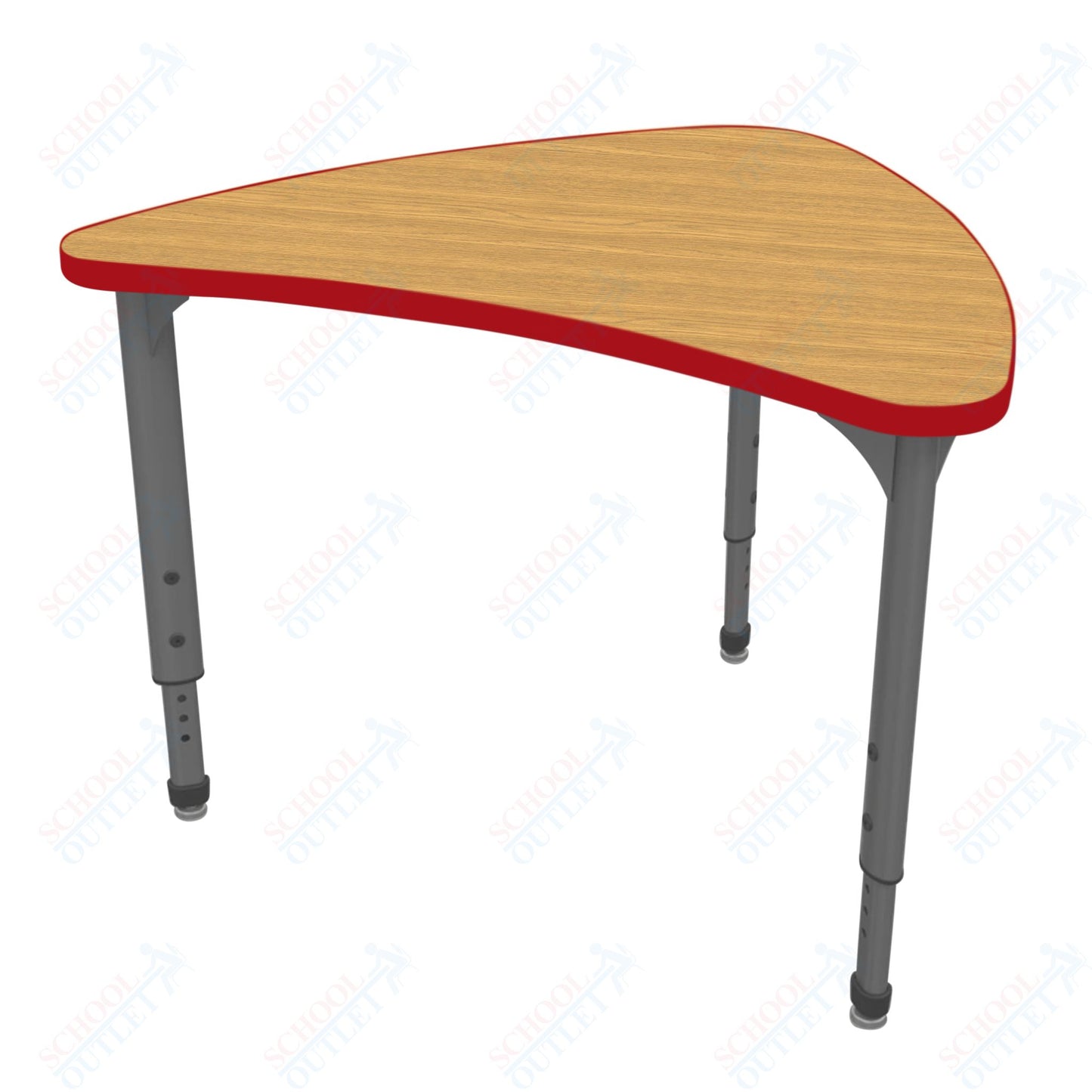 Marco Apex Series Large Chevron Collaborative Student Desk 31" x 38" Adjustable Height 21"-30" (38-2290-MA)