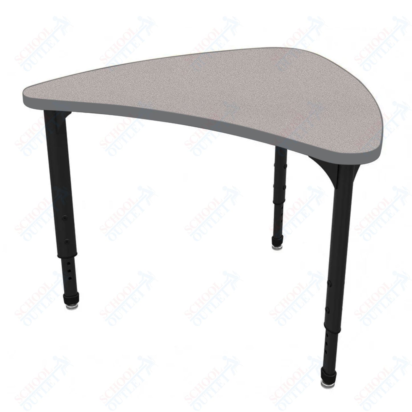 Marco Apex Series Large Chevron Collaborative Student Desk 31" x 38" Adjustable Height 21"-30" (38-2290-MA)