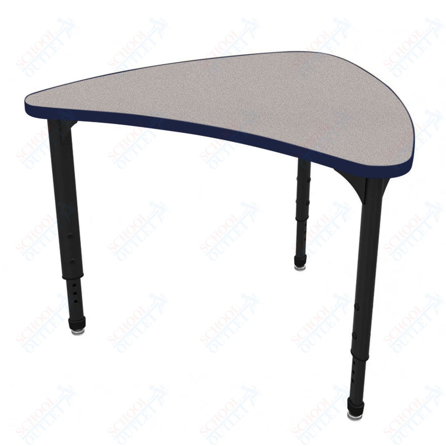 Marco Apex Series Large Chevron Collaborative Student Desk 31" x 38" Adjustable Height 21"-30" (38-2290-MA)