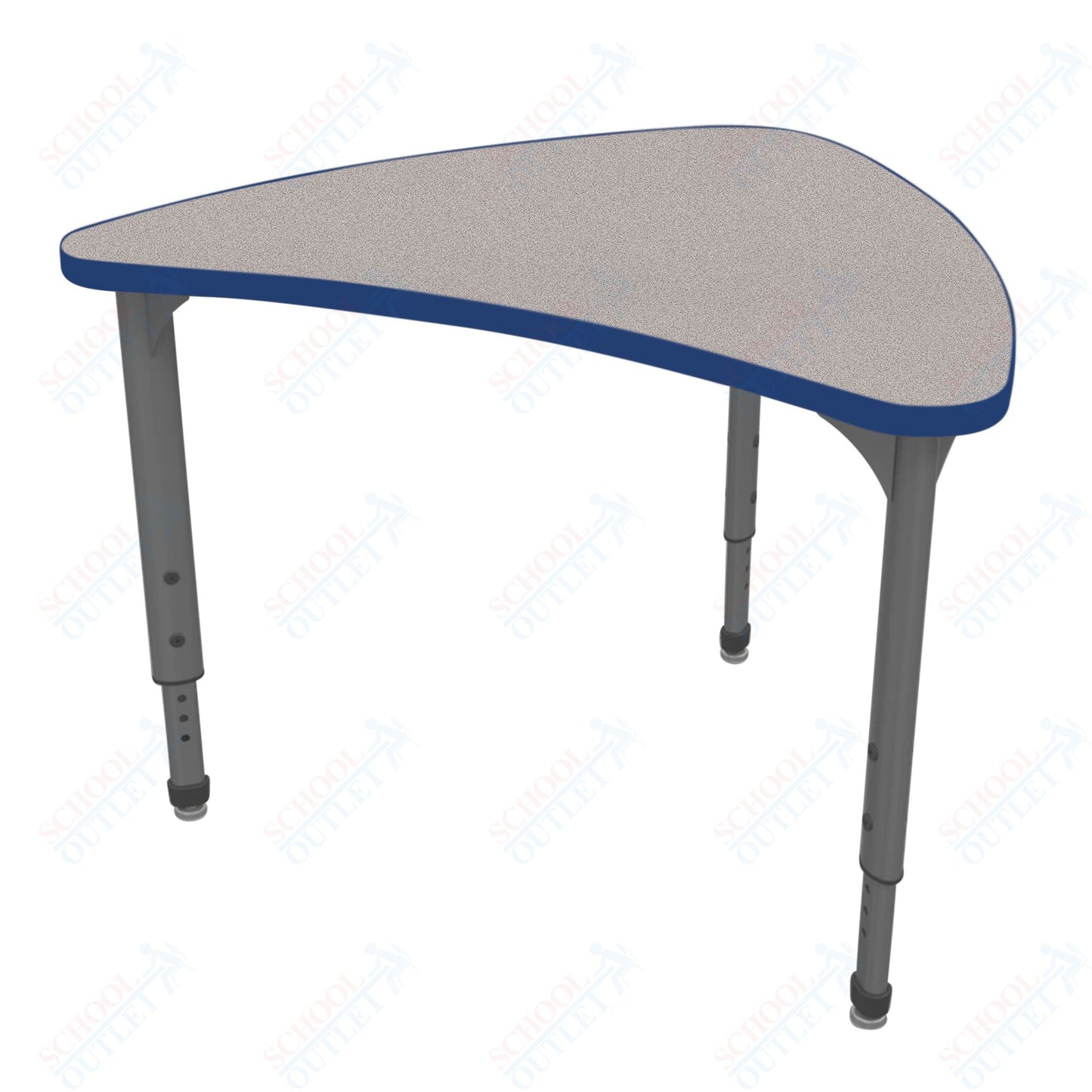 Marco Apex Series Large Chevron Collaborative Student Desk 31" x 38" Adjustable Height 21"-30" (38-2290-MA)