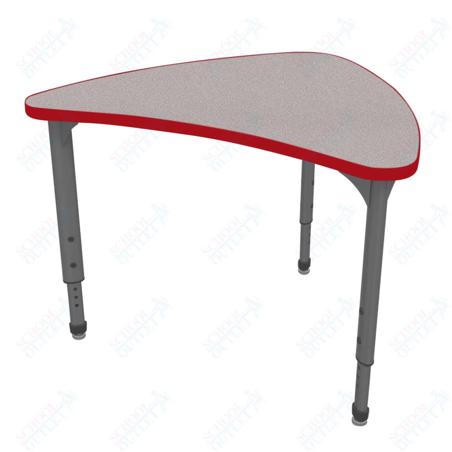 Marco Apex Series Large Chevron Collaborative Student Desk 31" x 38" Adjustable Height 21"-30" (38-2290-MA)