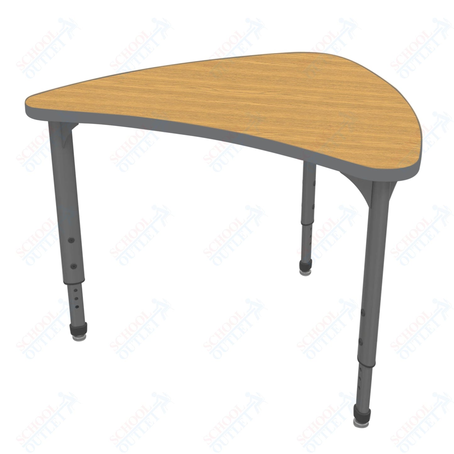 Marco Apex Series Large Chevron Collaborative Student Desk 31" x 38" Adjustable Height 21"-30" (38-2290-MA)