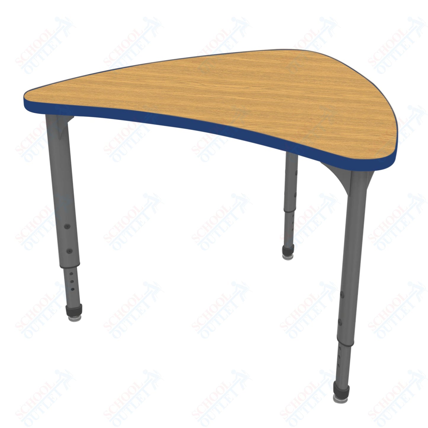 Marco Apex Series Large Chevron Collaborative Student Desk 31" x 38" Adjustable Height 21"-30" (38-2290-MA)