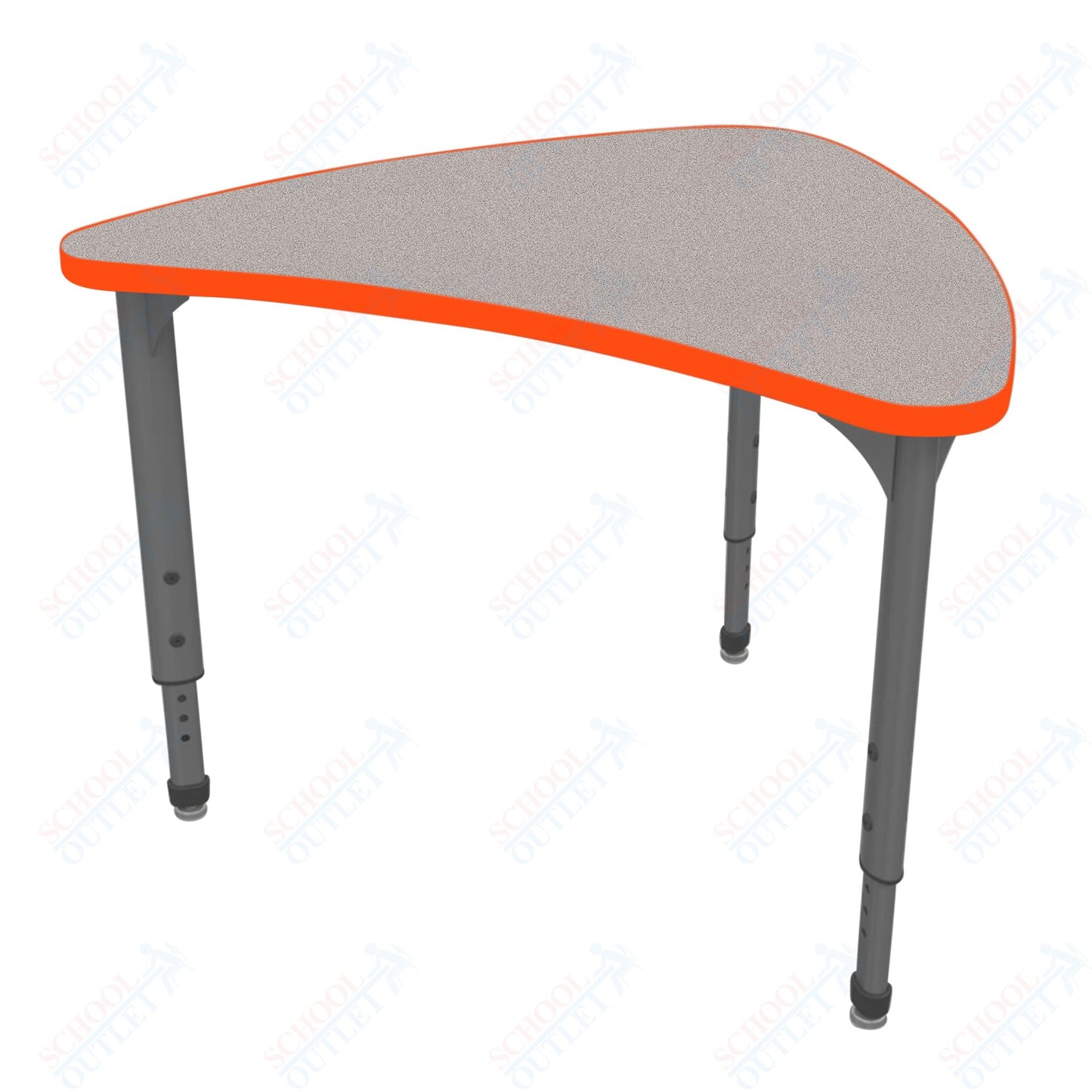 Marco Apex Series Large Chevron Collaborative Student Desk 31" x 38" Adjustable Height 21"-30" (38-2290-MA)
