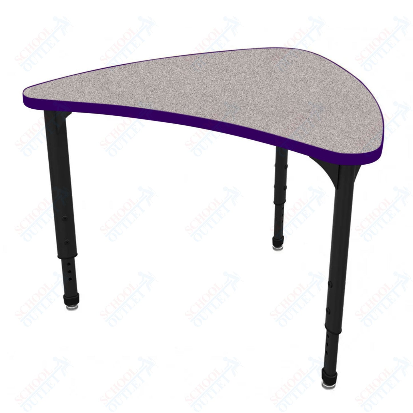 Marco Apex Series Large Chevron Collaborative Student Desk 31" x 38" Adjustable Height 21"-30" (38-2290-MA)
