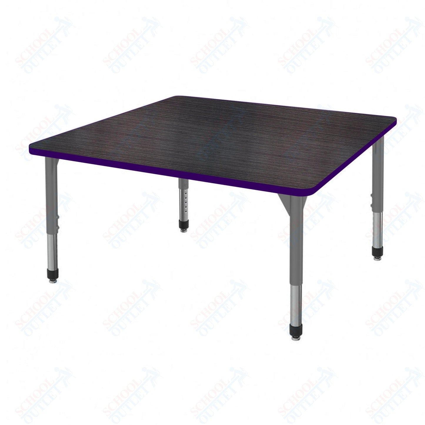 Marco Premier Series 36" Square Stand-Up Table Adjustable Height 32"-42" (43-2212-MA)