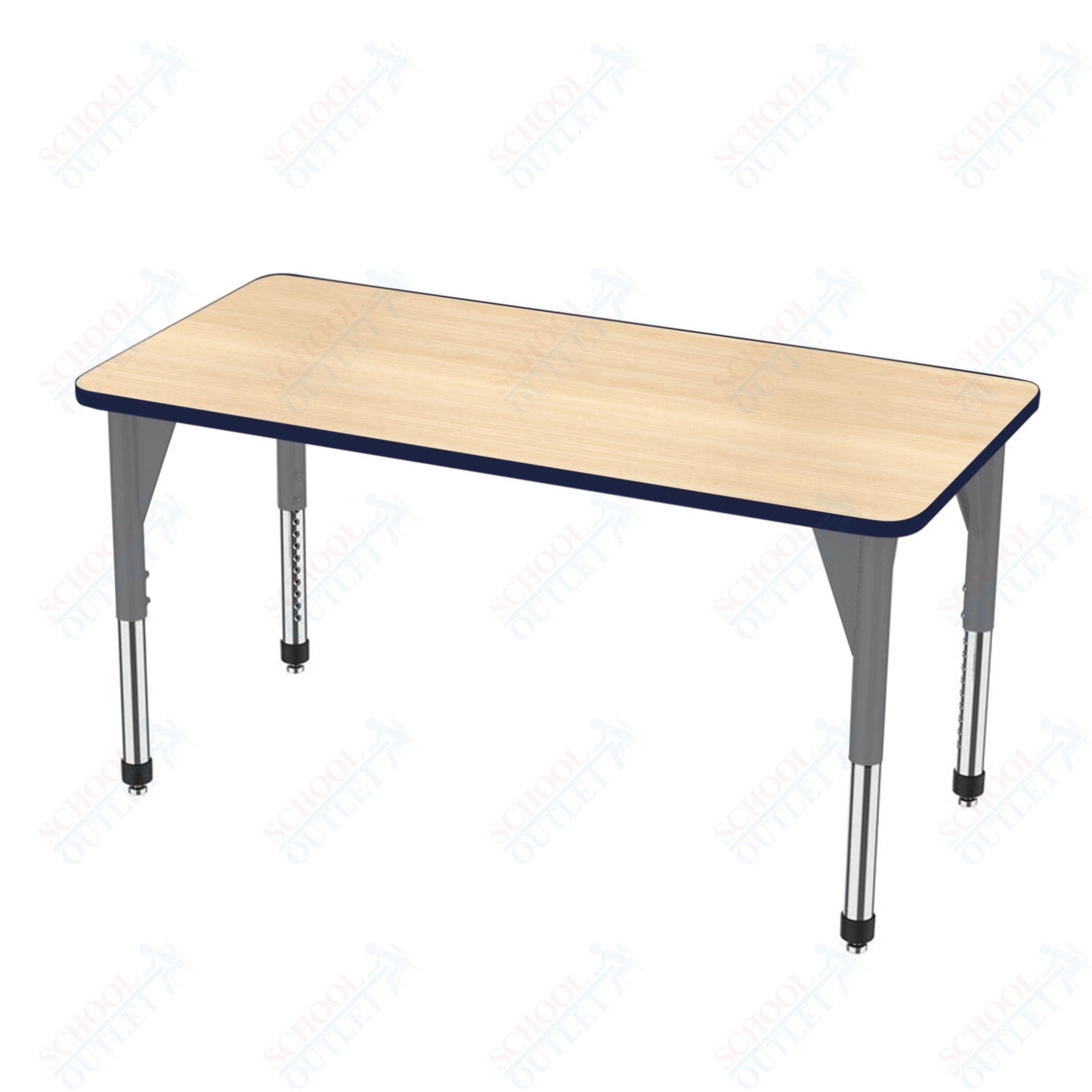 Marco Premier Series Rectangle Activity Table 30" x 60" Adjustable Height 21"-31" (43-2237-MB)