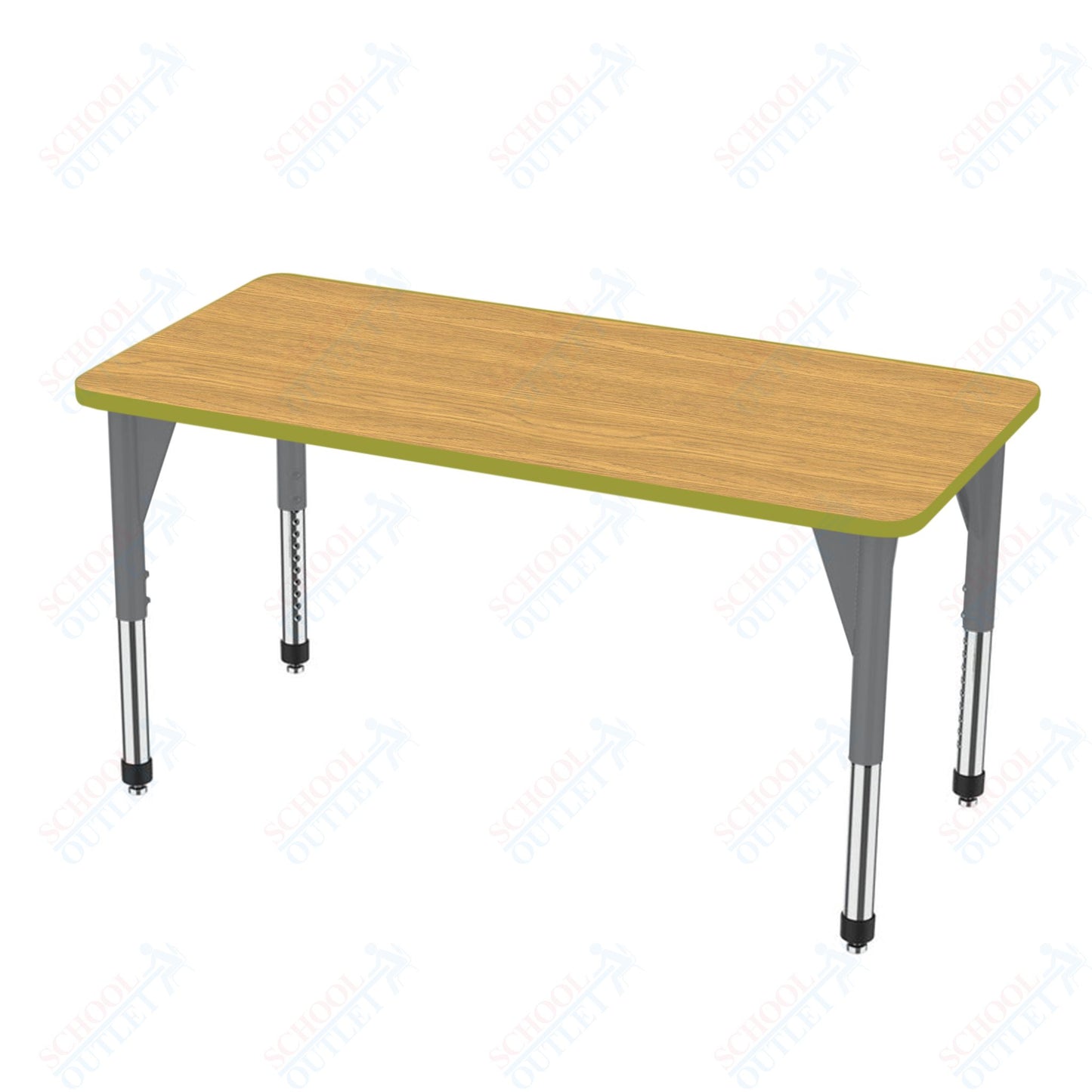 Marco Premier Series Rectangle Activity Table 30" x 60" Adjustable Height 21"-31" (43-2237-MB)