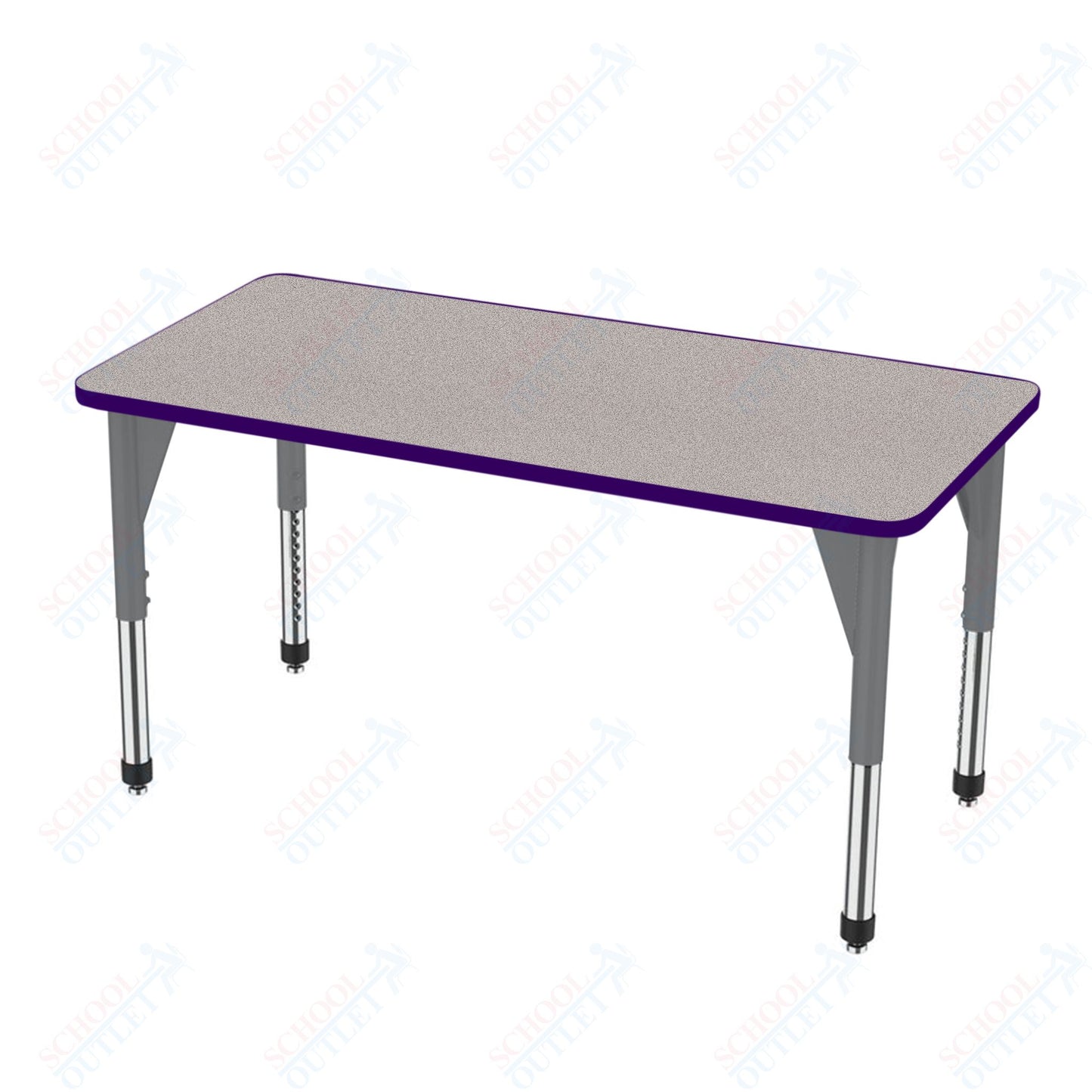 Marco Premier Series Rectangle Activity Table 30" x 60" Adjustable Height 21"-31" (43-2237-MB)