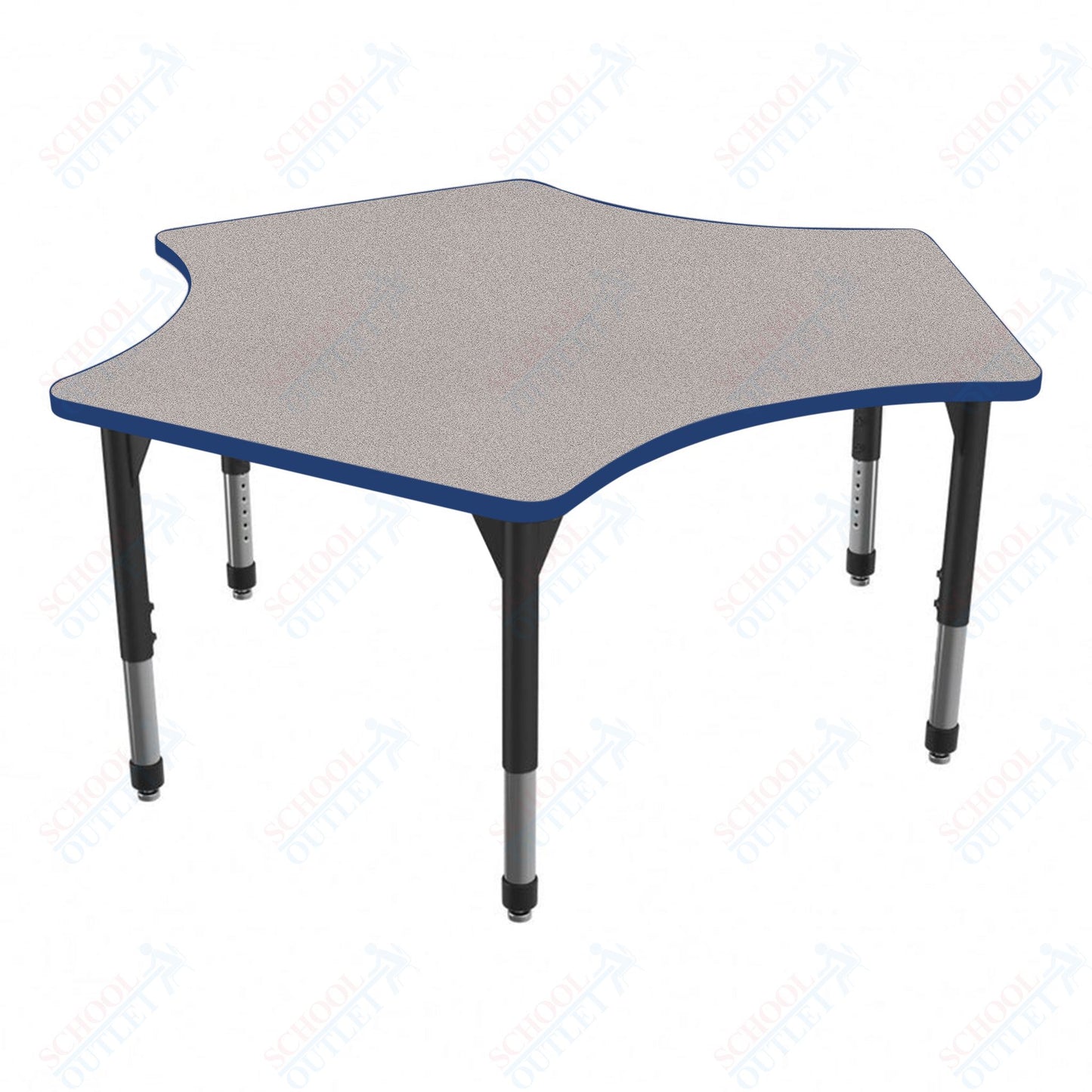 Marco Premier Series Delta Stand-Up Table 60" x 60" Adjustable Height 32"-42" (43-2251-MA)