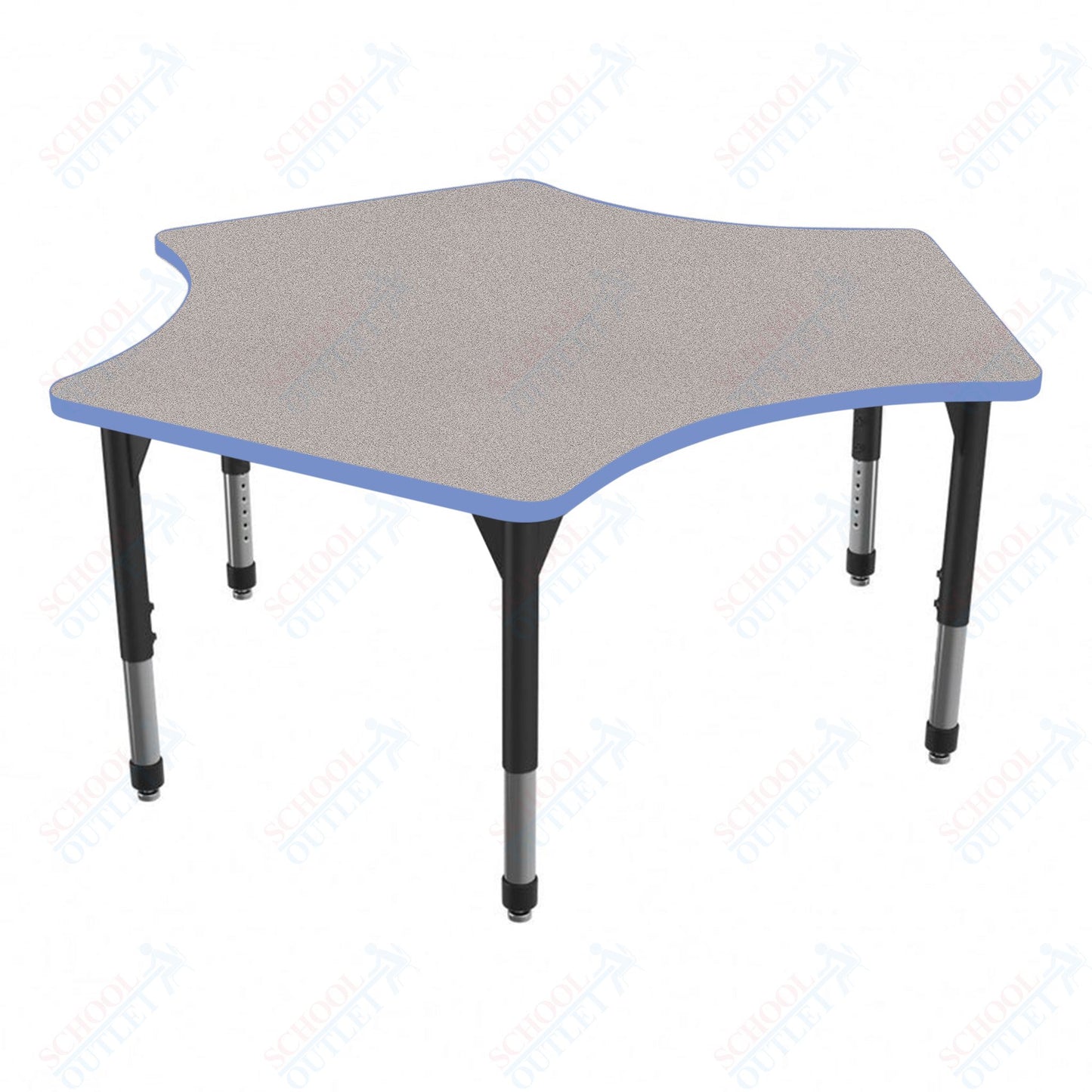 Marco Premier Series Delta Stand-Up Table 60" x 60" Adjustable Height 32"-42" (43-2251-MA)