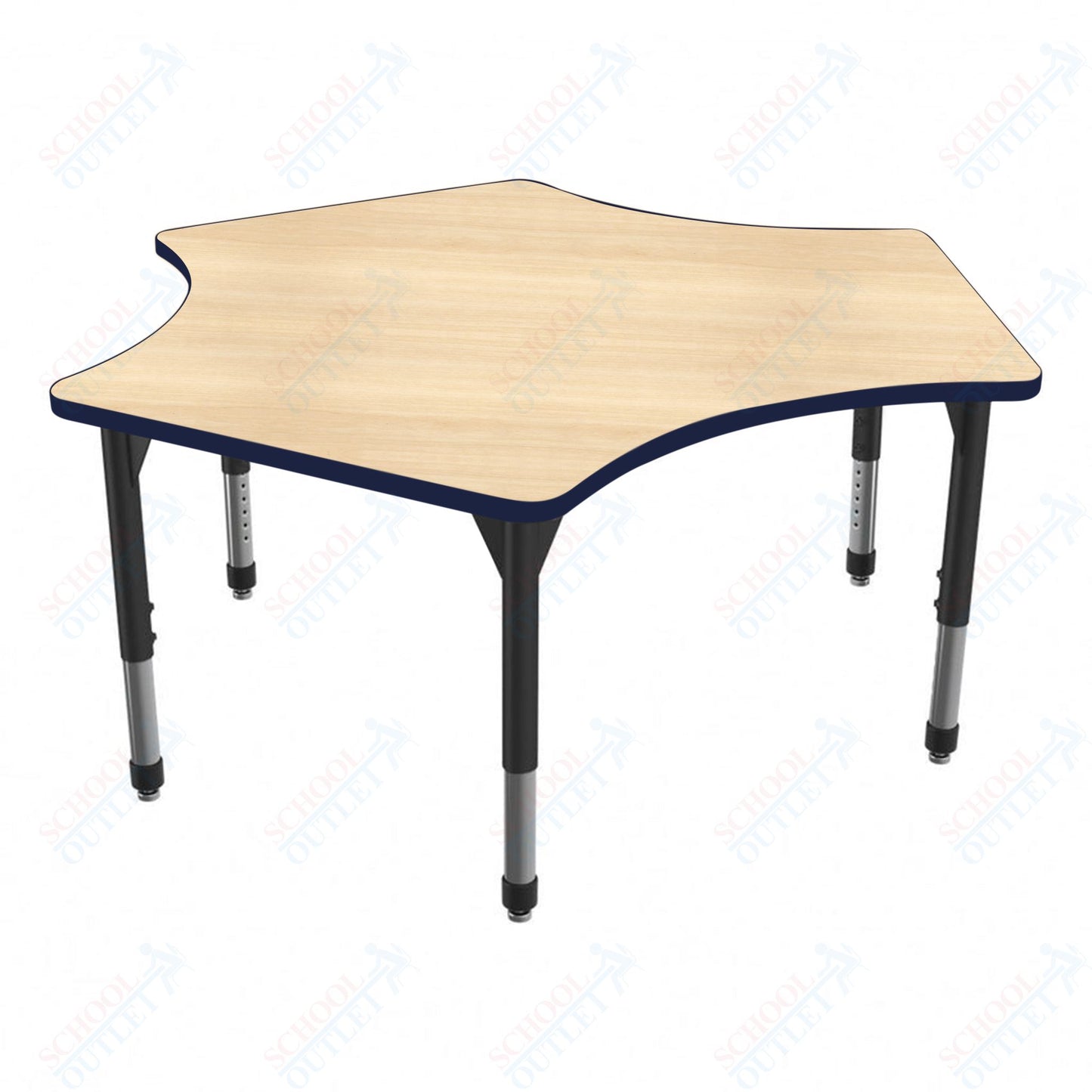 Marco Premier Series Delta Stand-Up Table 60" x 60" Adjustable Height 32"-42" (43-2251-MA)