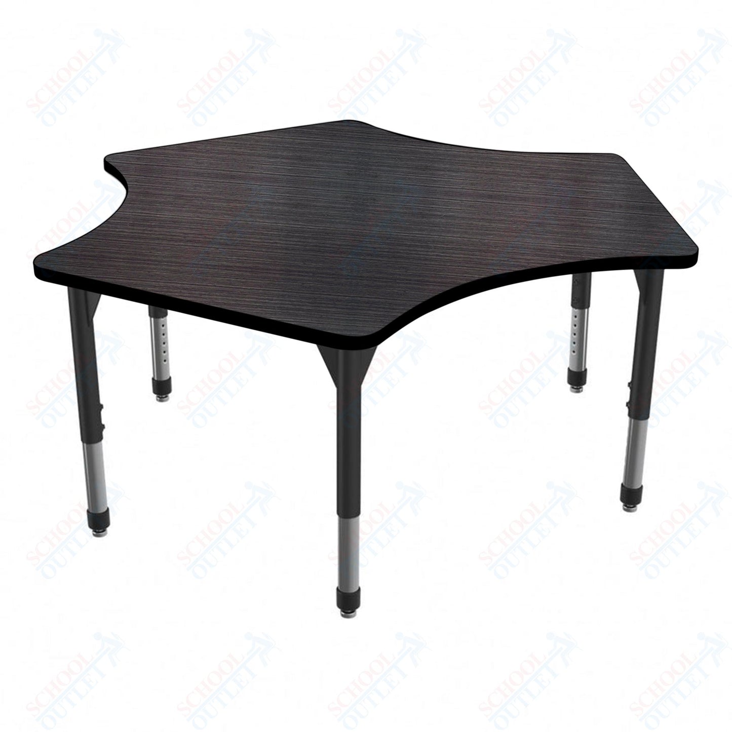 Marco Premier Series Delta Stand-Up Table 60" x 60" Adjustable Height 32"-42" (43-2251-MA)