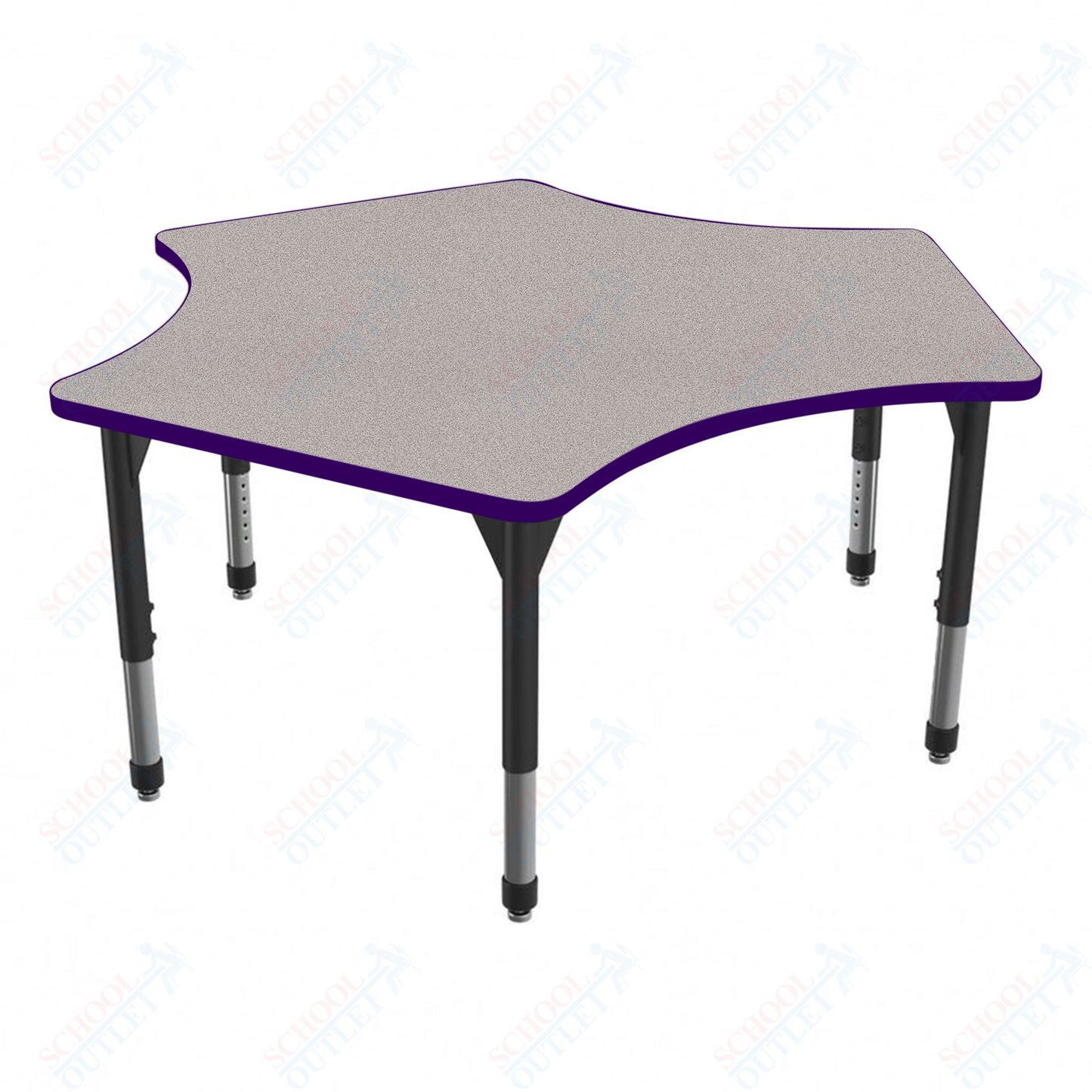 Marco Premier Series Delta Stand-Up Table 60" x 60" Adjustable Height 32"-42" (43-2251-MA)
