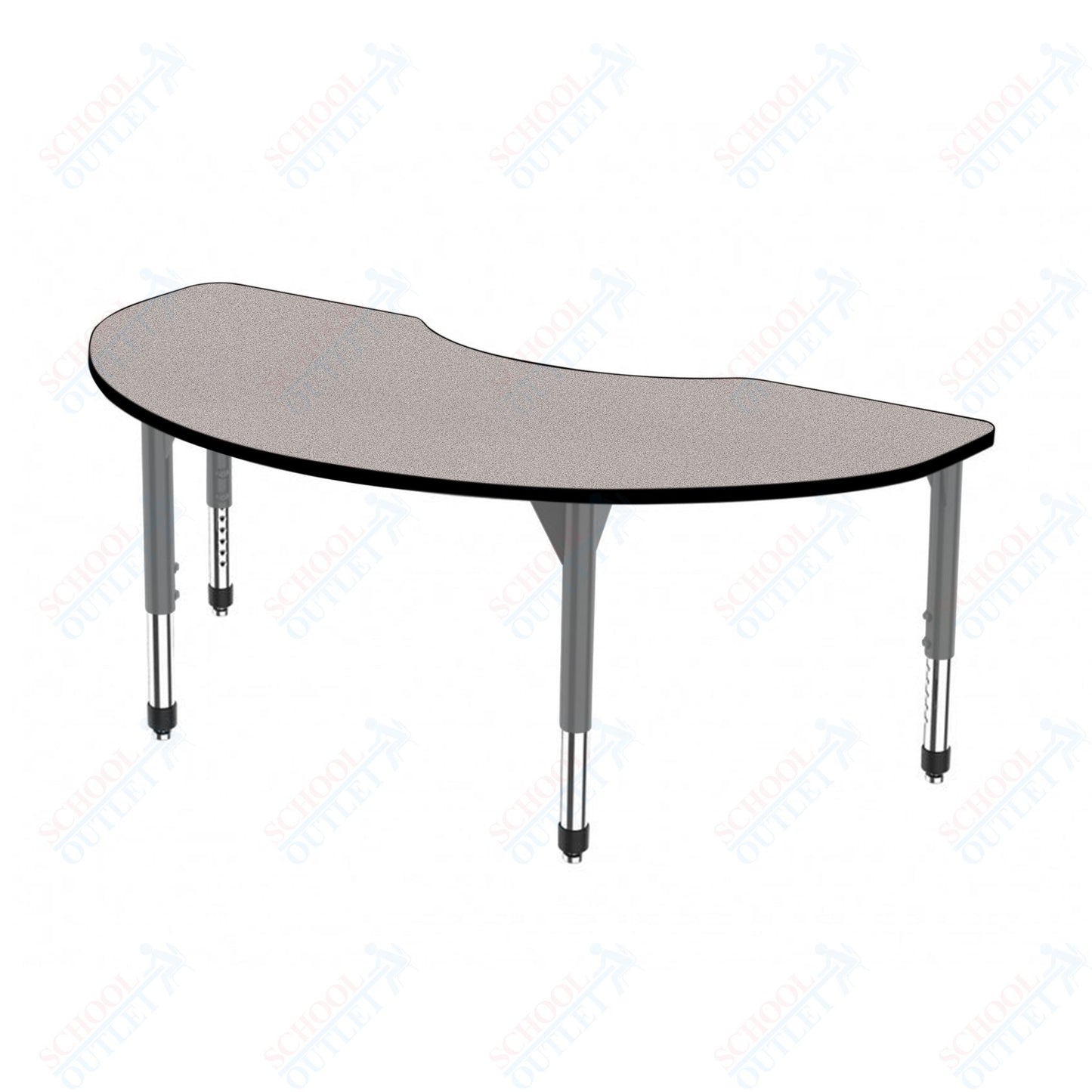 Marco Premier Series Kidney Stand-Up Table 36" x 72" Adjustable Height 32"-42" (43-2267-MA)