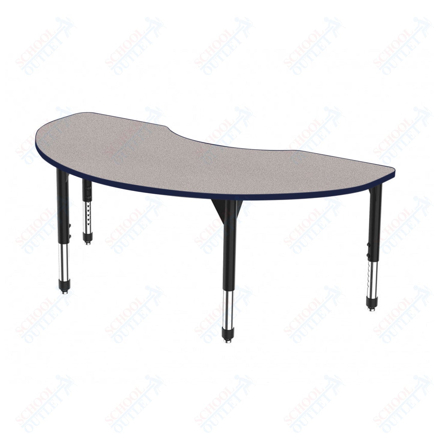 Marco Premier Series Kidney Stand-Up Table 36" x 72" Adjustable Height 32"-42" (43-2267-MA)