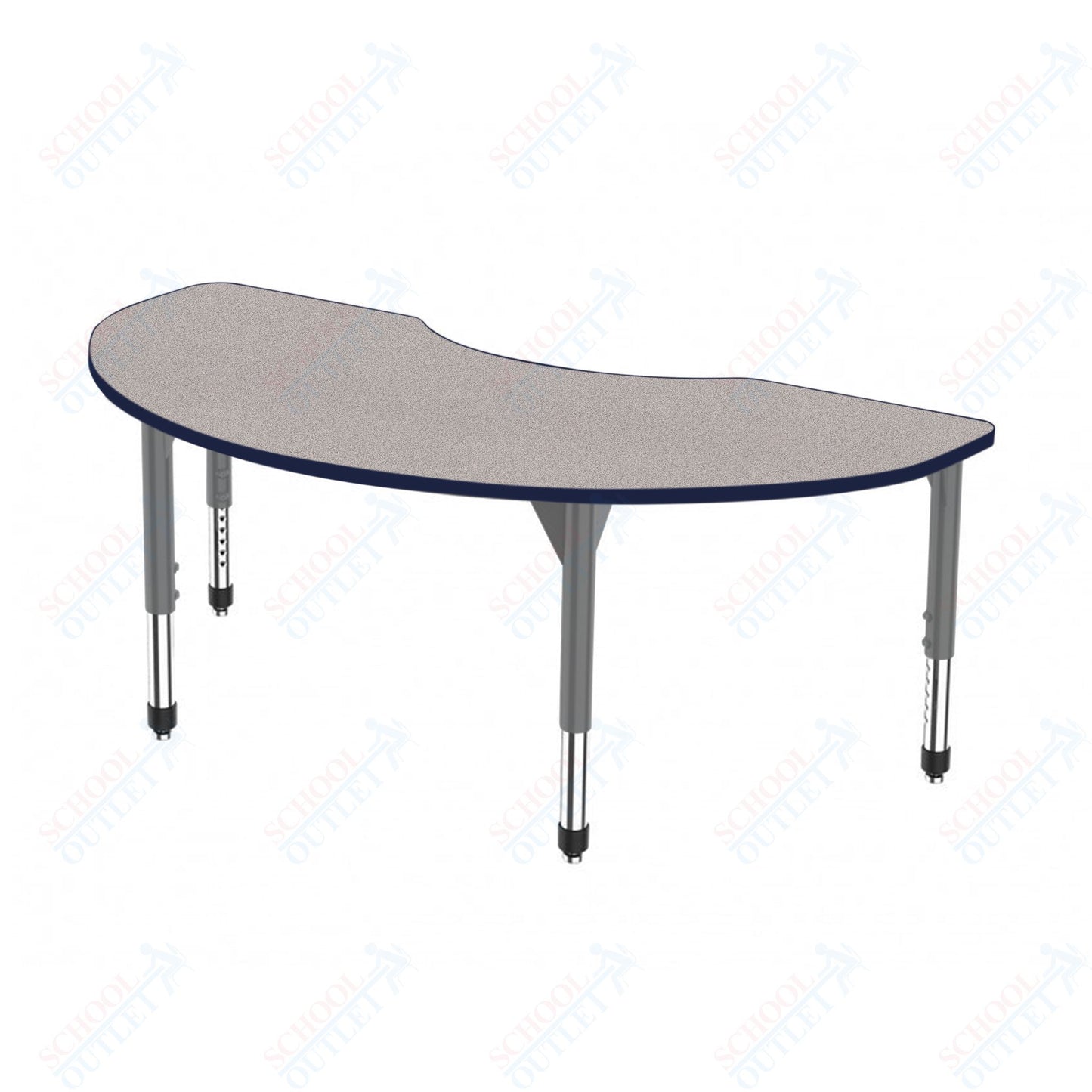 Marco Premier Series Kidney Stand-Up Table 36" x 72" Adjustable Height 32"-42" (43-2267-MA)