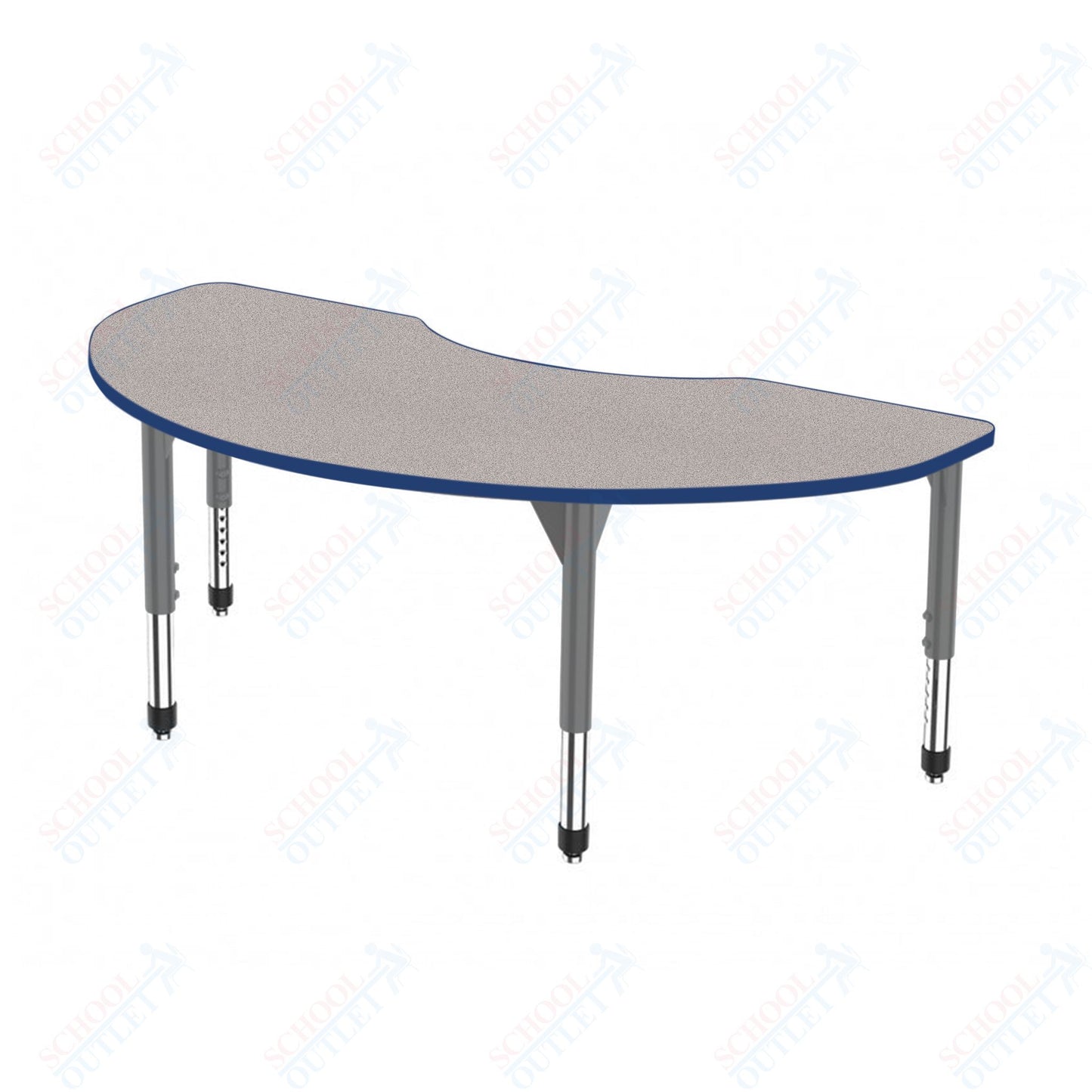 Marco Premier Series Kidney Stand-Up Table 36" x 72" Adjustable Height 32"-42" (43-2267-MA)