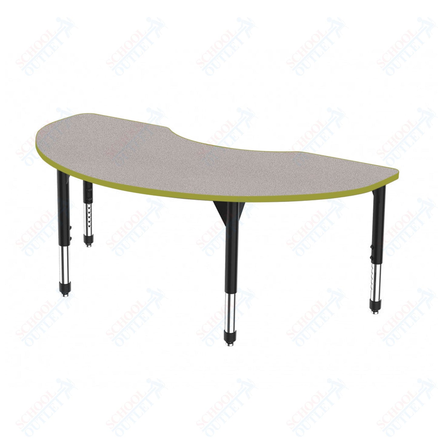 Marco Premier Series Kidney Stand-Up Table 36" x 72" Adjustable Height 32"-42" (43-2267-MA)