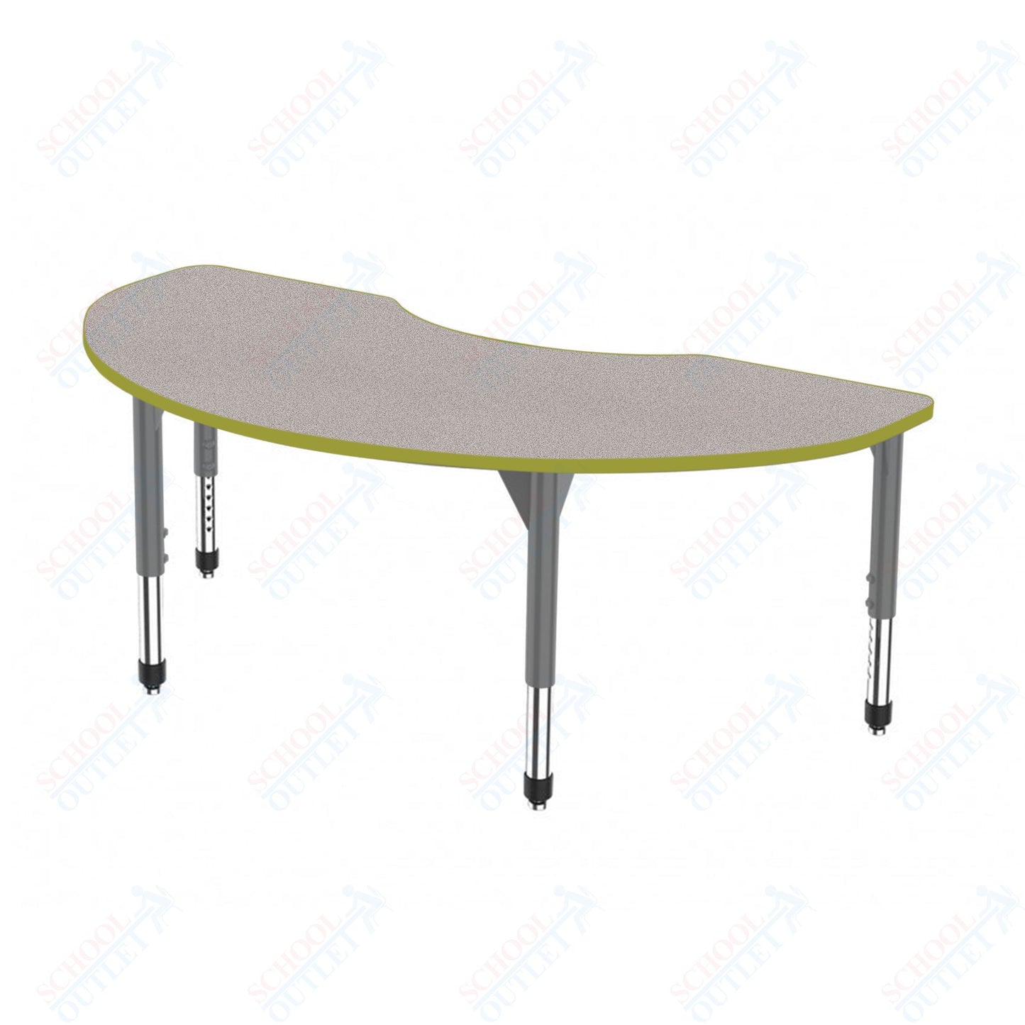 Marco Premier Series Kidney Stand-Up Table 36" x 72" Adjustable Height 32"-42" (43-2267-MA)
