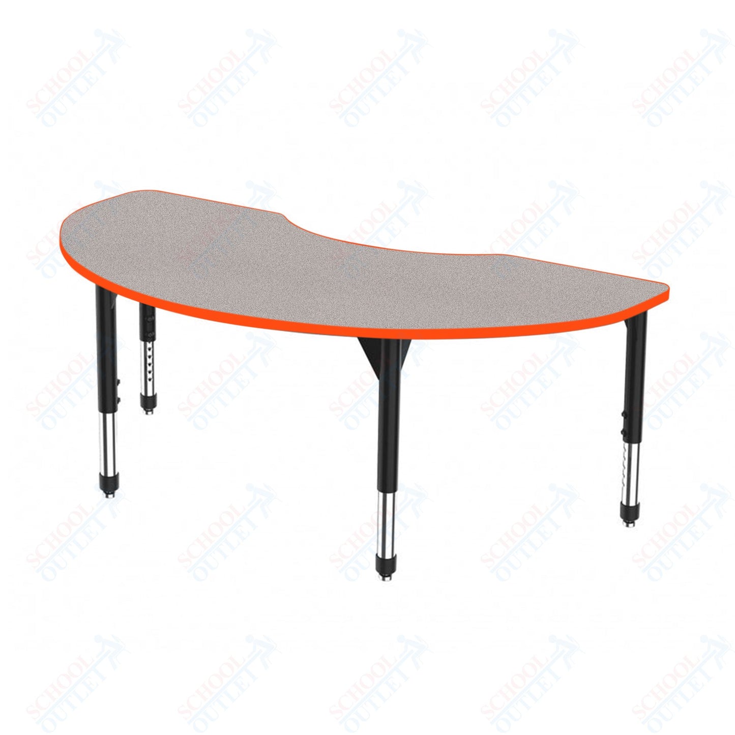 Marco Premier Series Kidney Stand-Up Table 36" x 72" Adjustable Height 32"-42" (43-2267-MA)