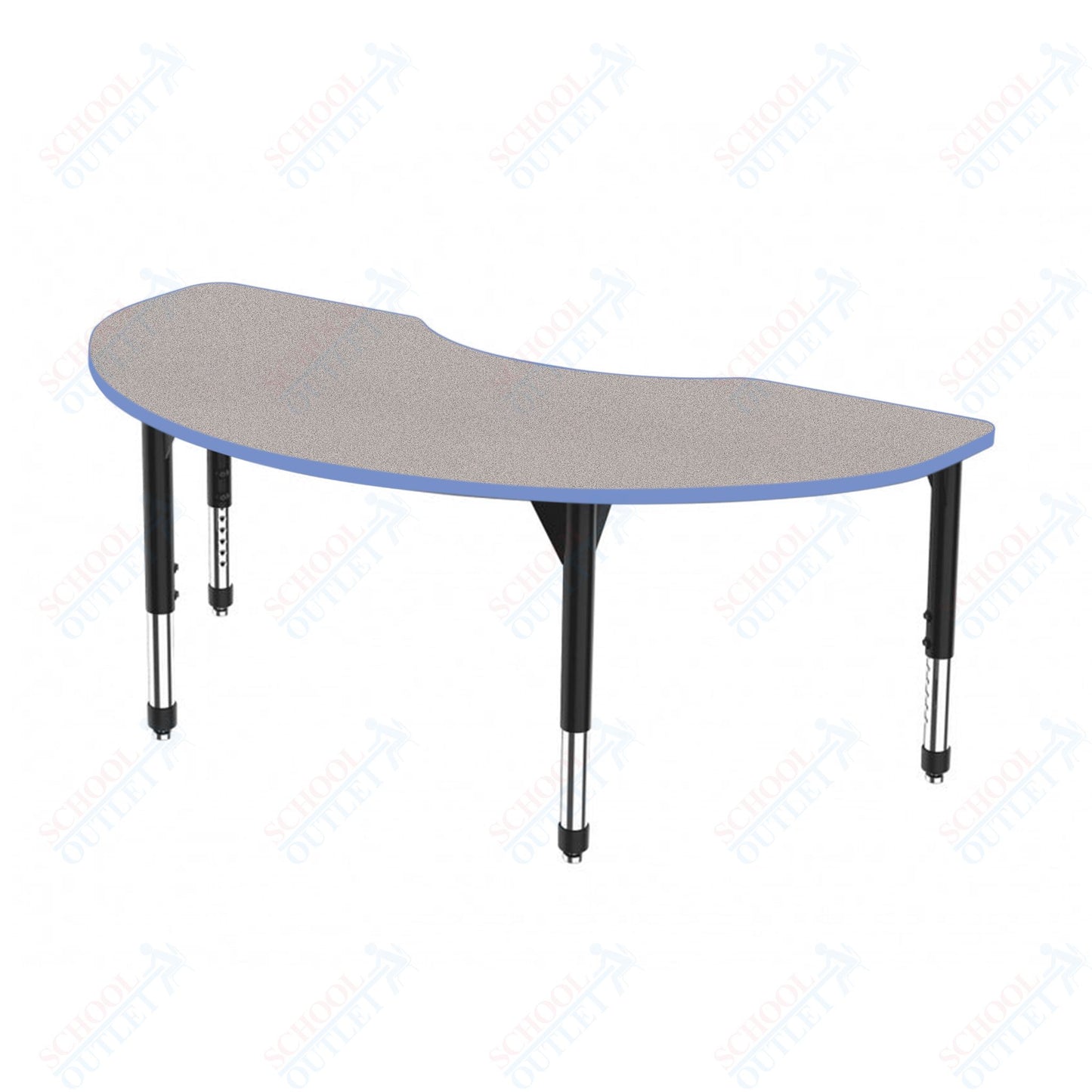 Marco Premier Series Kidney Stand-Up Table 48" x 72" Adjustable Height 32"-42" (43-2268-MA)