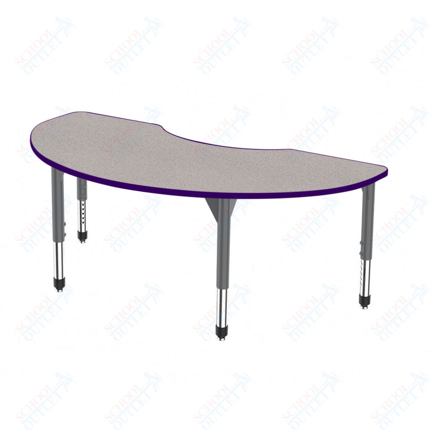 Marco Premier Series Kidney Activity Table 48" x 72" Adjustable Height 21"-31" (43-2268-MB)