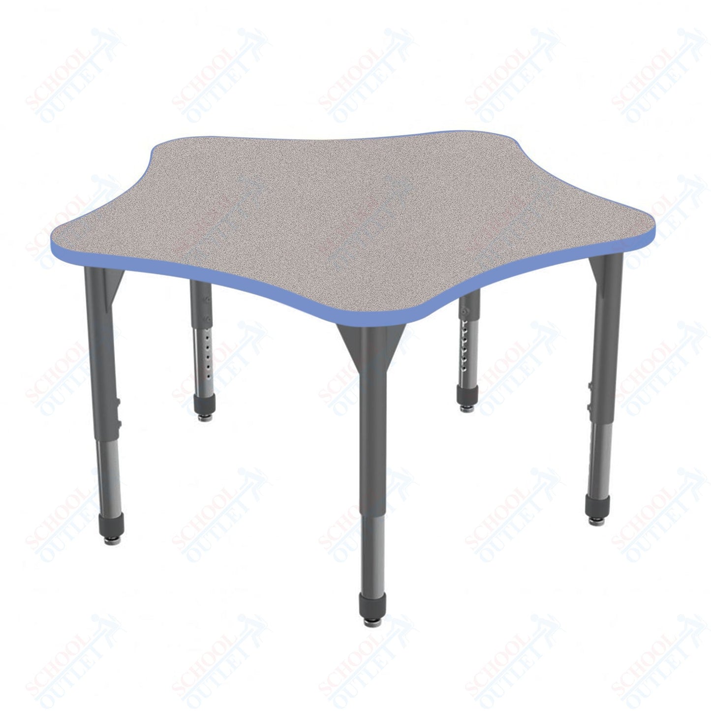 Marco Premier Series 48" 5-Star Stand-Up Table Adjustable Height 32"-42" (43-2280-MA)