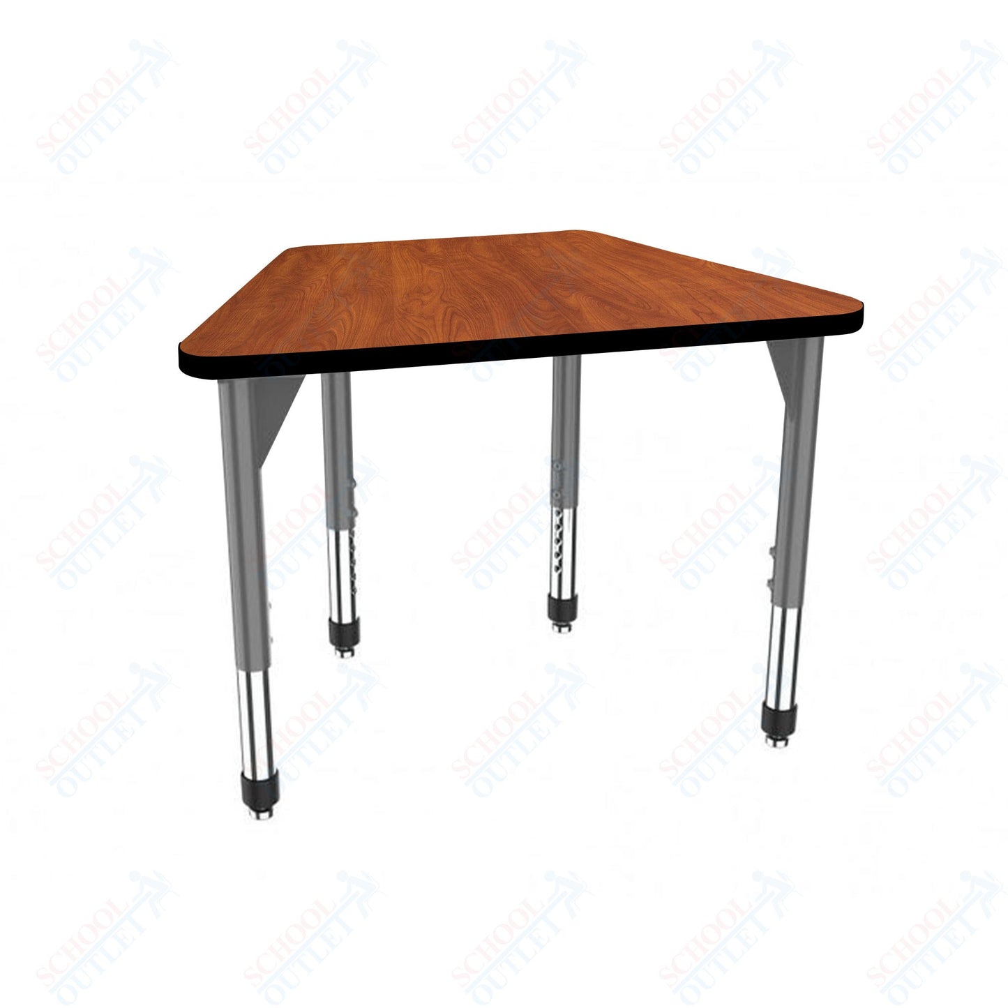 Marco Premier Series Trapezoid Collaborative Desk 31" x 20" Adjustable Height 21"-31" (43-2283-MB)