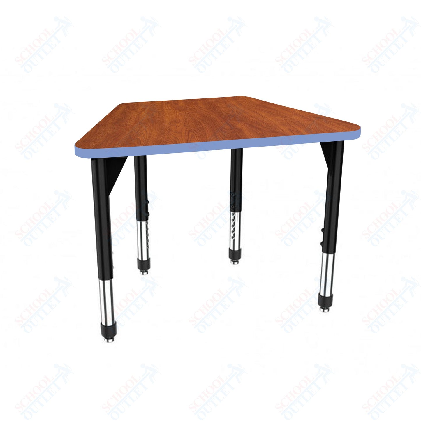 Marco Premier Series Trapezoid Collaborative Desk 31" x 20" Adjustable Height 21"-31" (43-2283-MB)