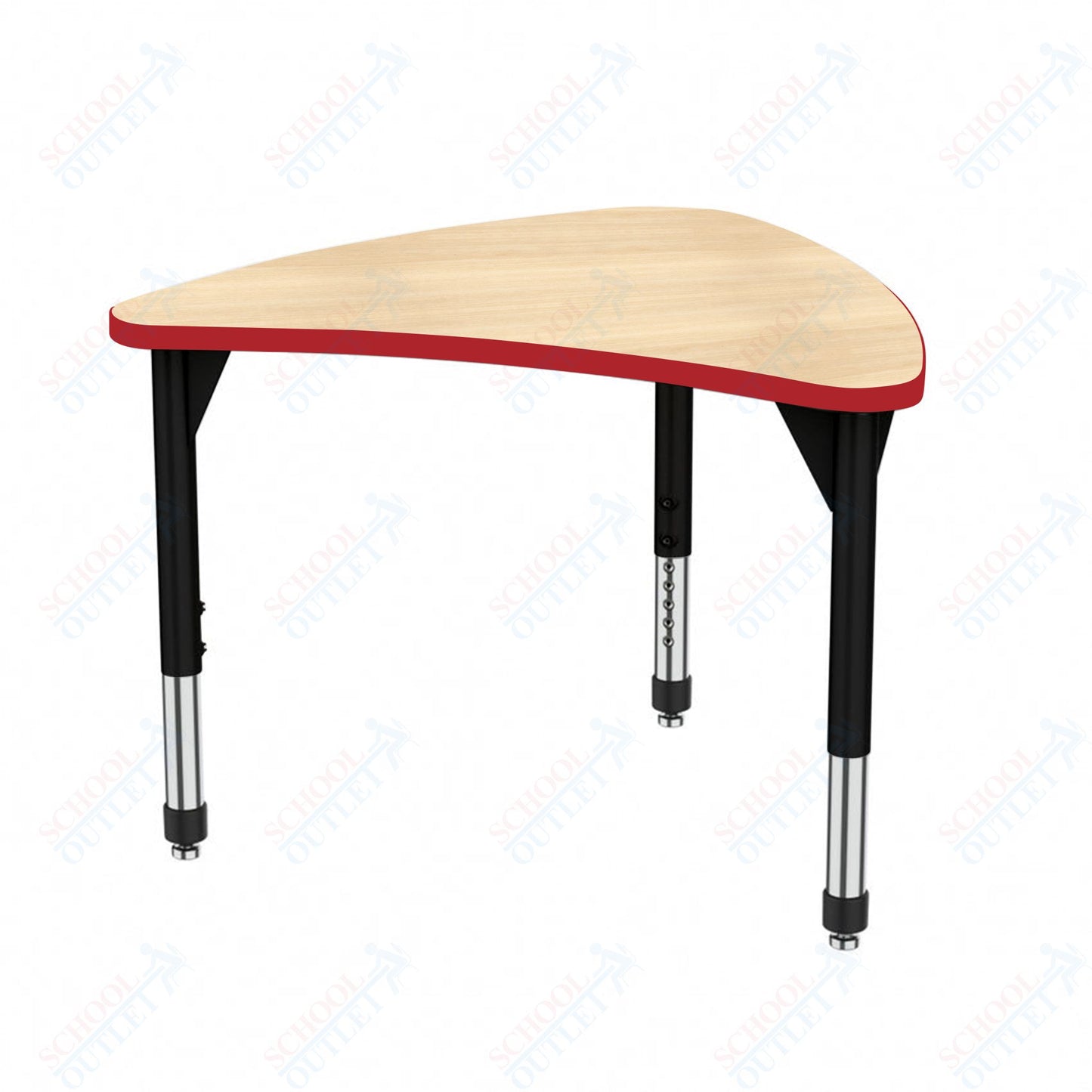 Marco Premier Series Large Chevron Collaborative Desk 31" x 38" Adjustable Height 21"-31" (43-2290-MB)