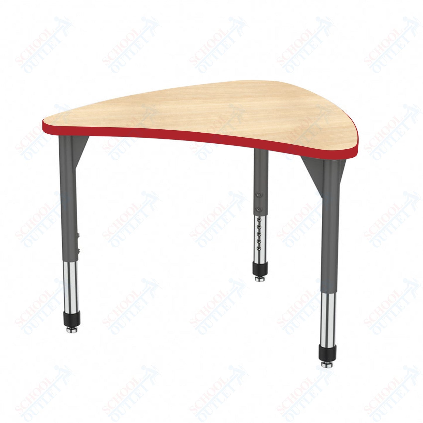 Marco Premier Series Large Chevron Collaborative Desk 31" x 38" Adjustable Height 21"-31" (43-2290-MB)