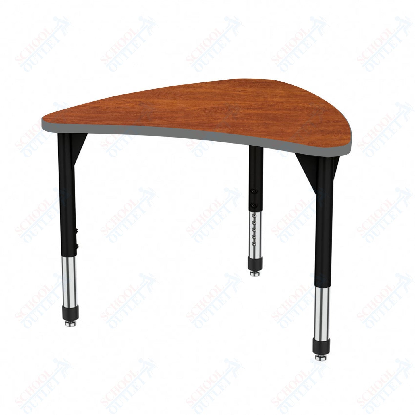 Marco Premier Series Large Chevron Collaborative Desk 31" x 38" Adjustable Height 21"-31" (43-2290-MB)