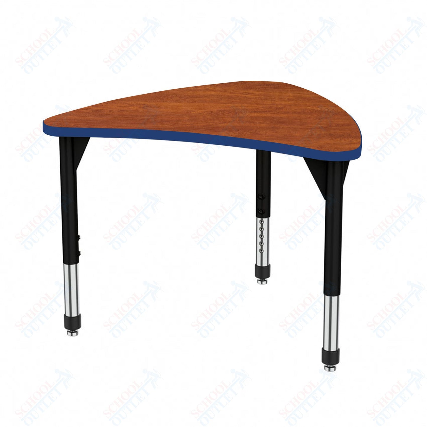 Marco Premier Series Large Chevron Collaborative Desk 31" x 38" Adjustable Height 21"-31" (43-2290-MB)