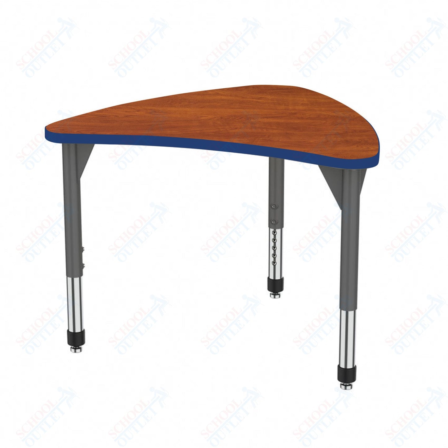 Marco Premier Series Large Chevron Collaborative Desk 31" x 38" Adjustable Height 21"-31" (43-2290-MB)