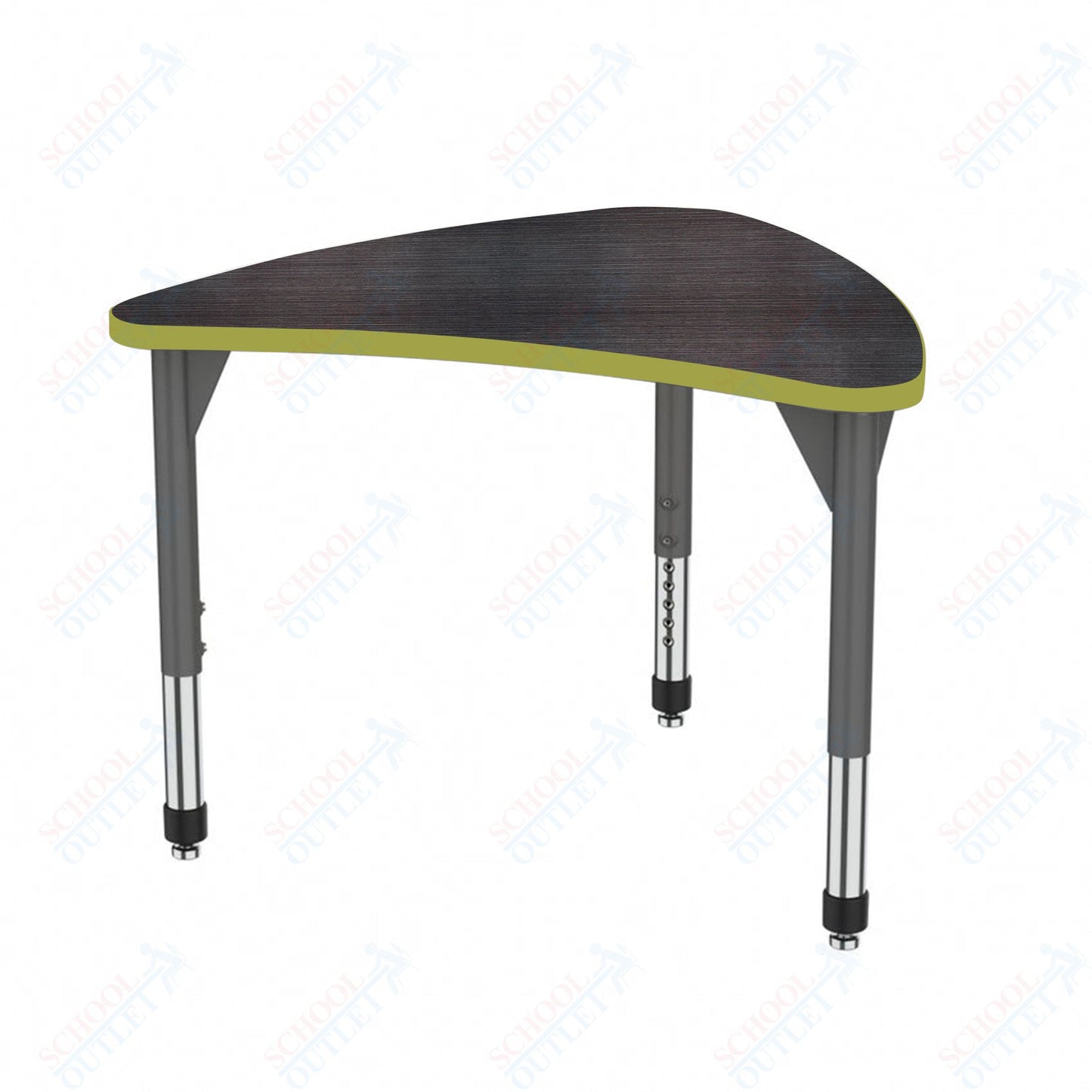 Marco Premier Series Large Chevron Collaborative Desk 31" x 38" Adjustable Height 21"-31" (43-2290-MB)