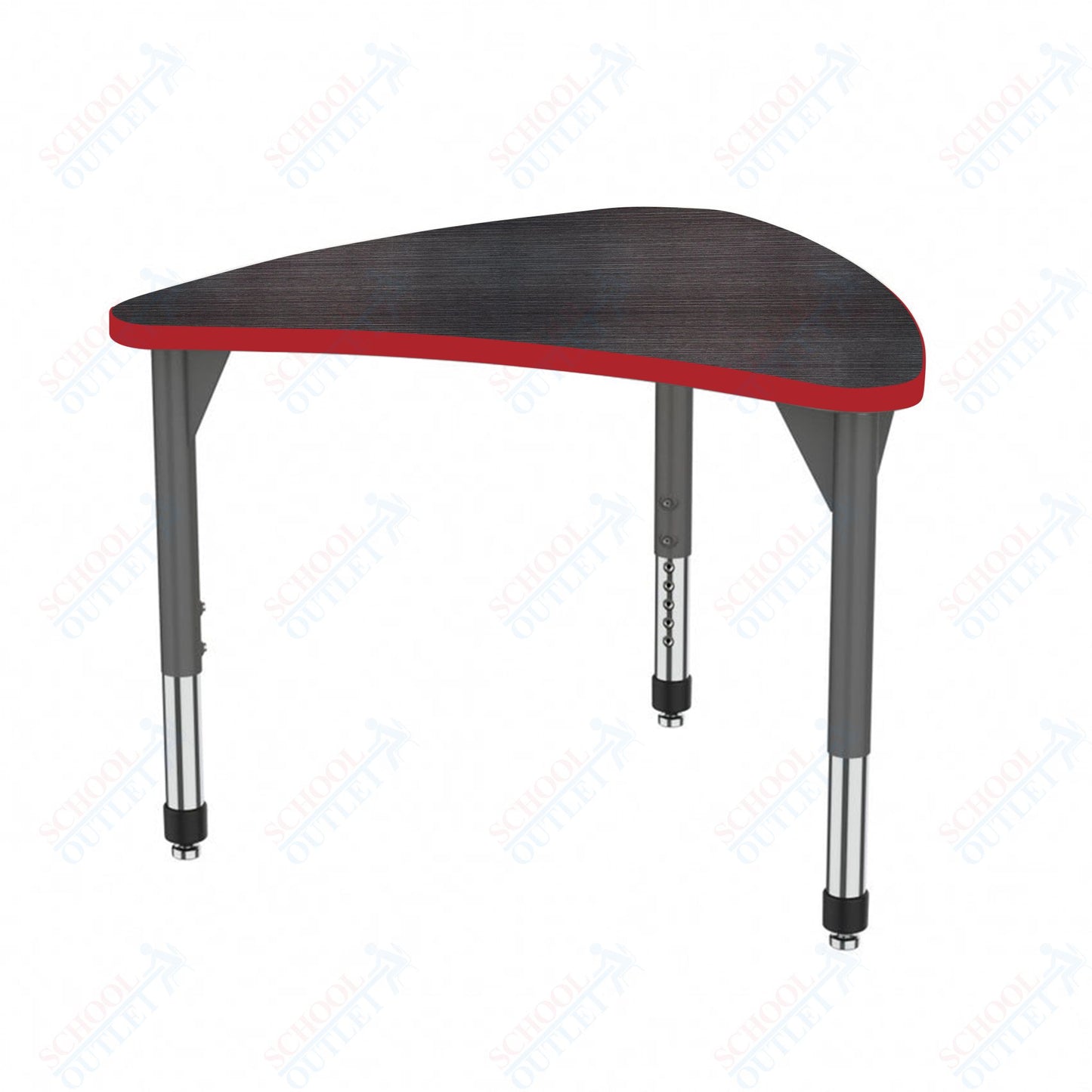 Marco Premier Series Large Chevron Collaborative Desk 31" x 38" Adjustable Height 21"-31" (43-2290-MB)