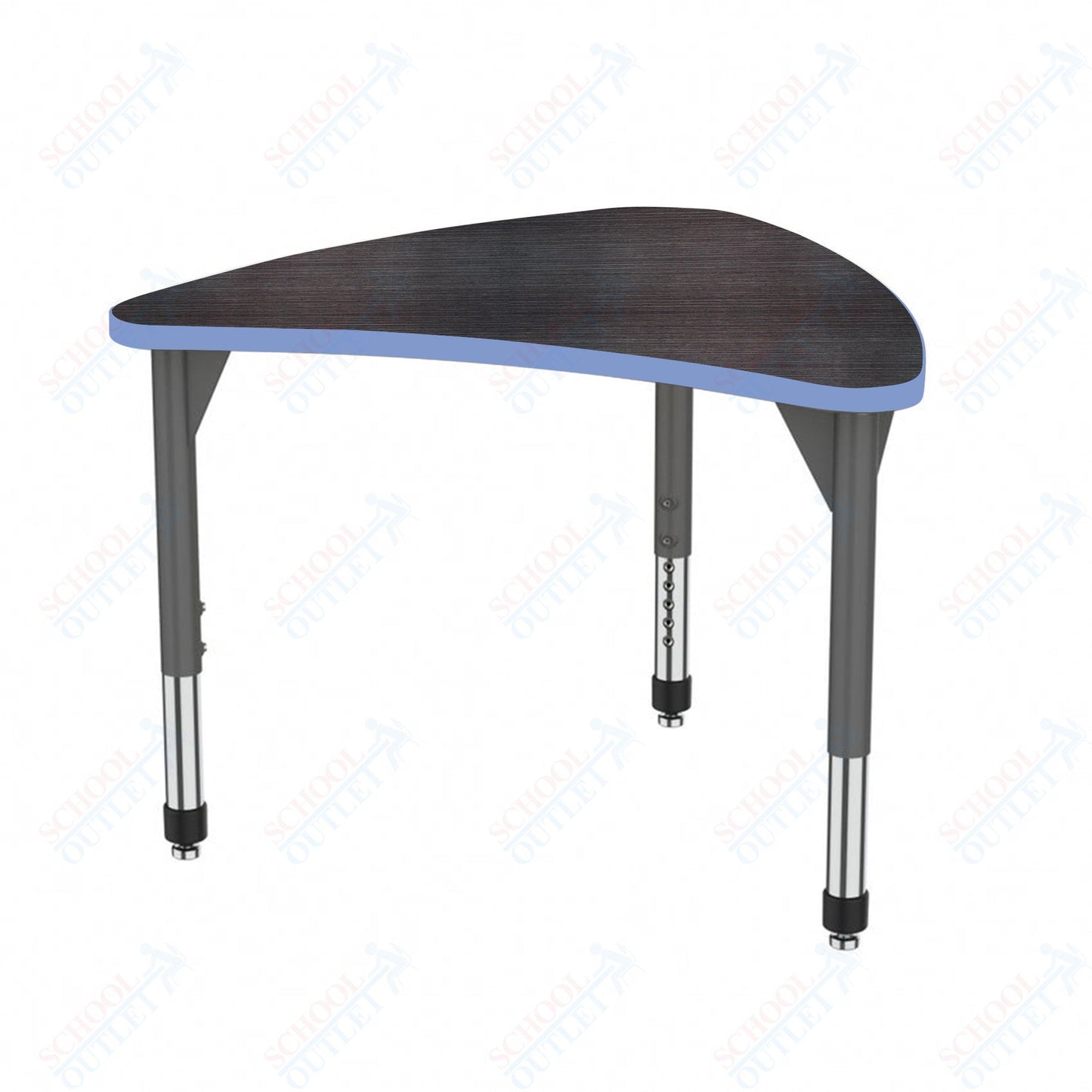 Marco Premier Series Large Chevron Collaborative Desk 31" x 38" Adjustable Height 21"-31" (43-2290-MB)