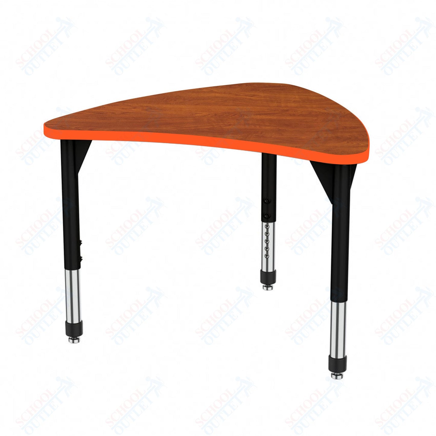 Marco Premier Series Large Chevron Collaborative Desk 31" x 38" Adjustable Height 21"-31" (43-2290-MB)