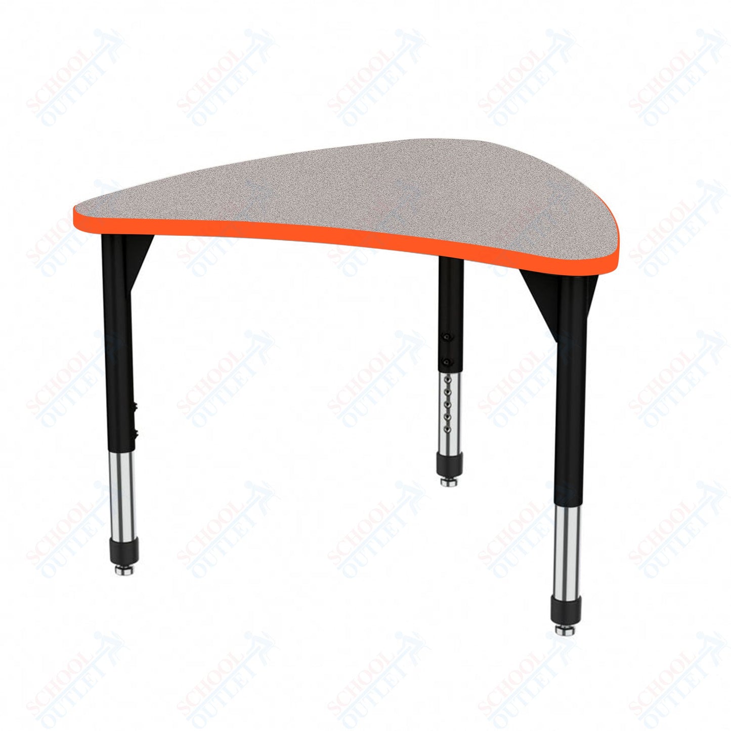 Marco Premier Series Large Chevron Collaborative Desk 31" x 38" Adjustable Height 21"-31" (43-2290-MB)