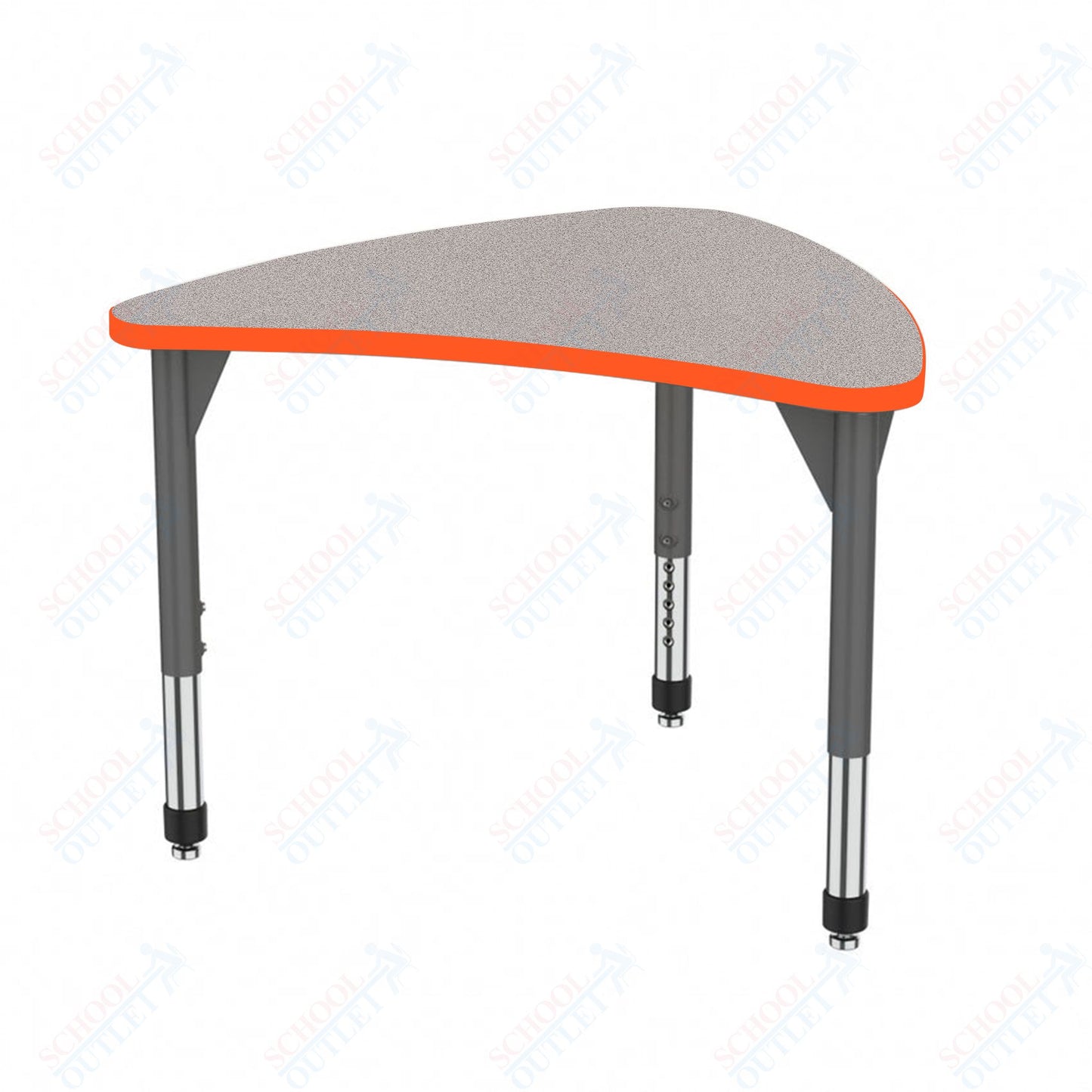 Marco Premier Series Large Chevron Collaborative Desk 31" x 38" Adjustable Height 21"-31" (43-2290-MB)