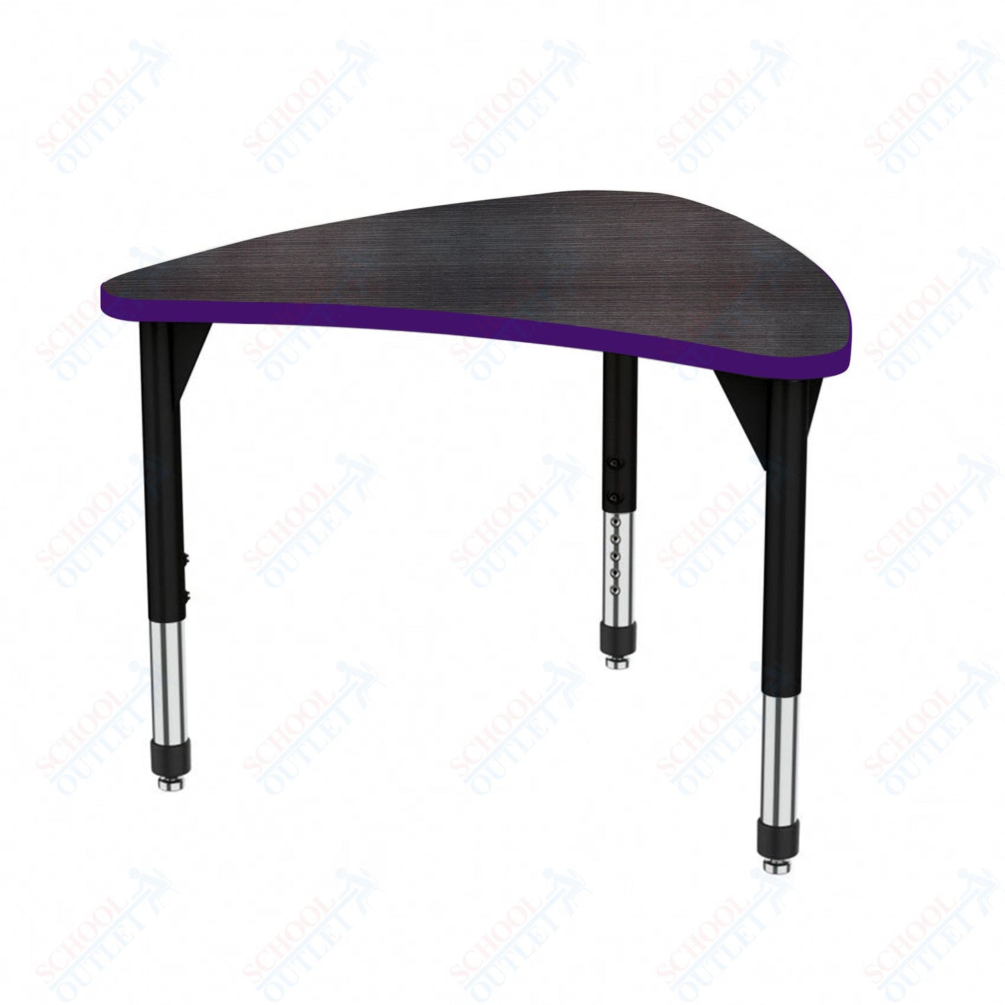 Marco Premier Series Large Chevron Collaborative Desk 31" x 38" Adjustable Height 21"-31" (43-2290-MB)