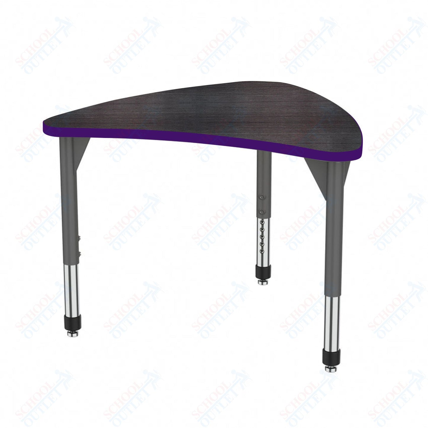 Marco Premier Series Large Chevron Collaborative Desk 31" x 38" Adjustable Height 21"-31" (43-2290-MB)