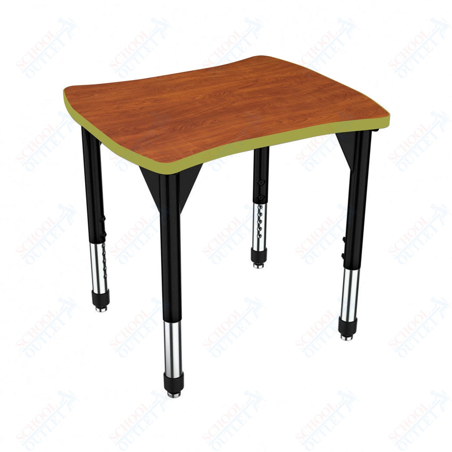 Marco Premier Series Contour Collaborative Desk 24" x 28" Adjustable Height 21"-31" (43-2310-MB)