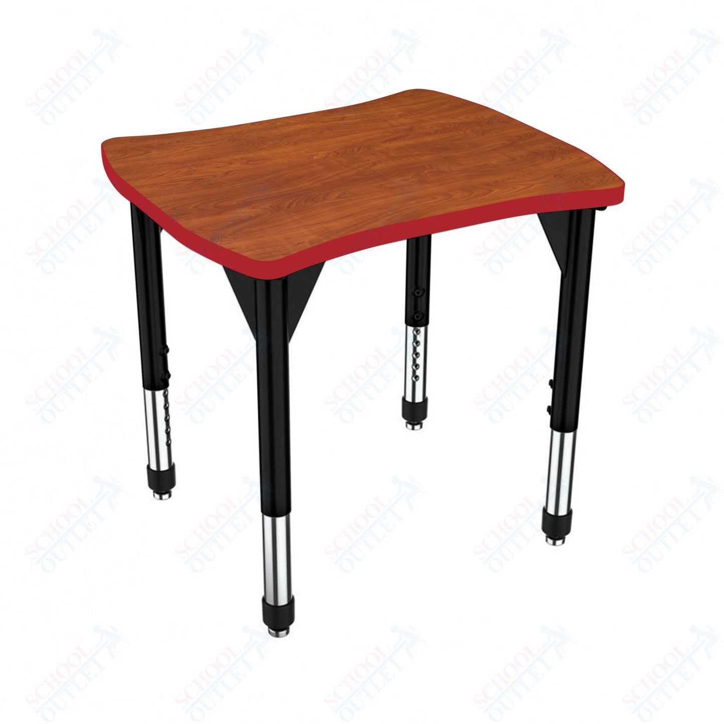 Marco Premier Series Contour Collaborative Desk 24" x 28" Adjustable Height 21"-31" (43-2310-MB)