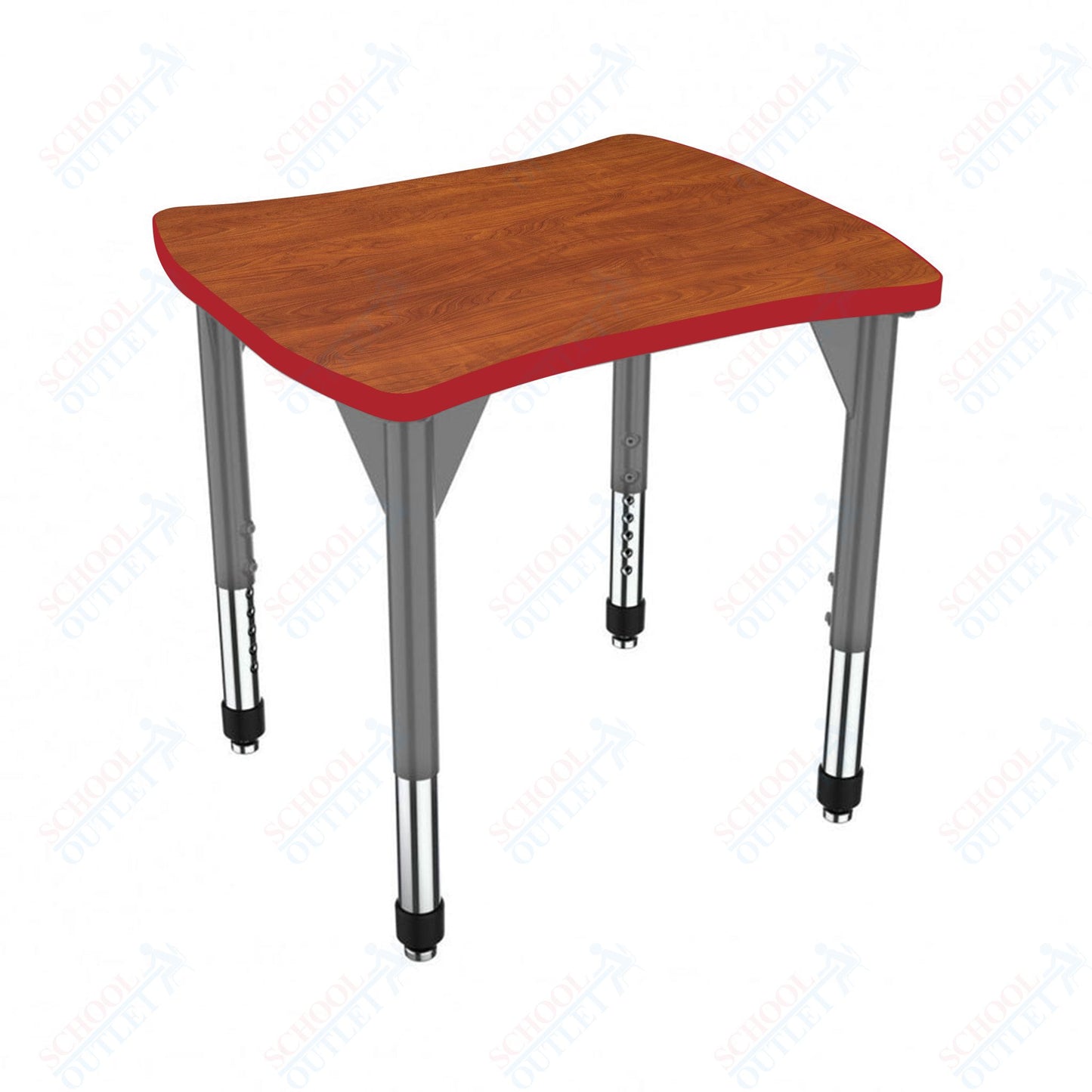 Marco Premier Series Contour Collaborative Desk 24" x 28" Adjustable Height 21"-31" (43-2310-MB)