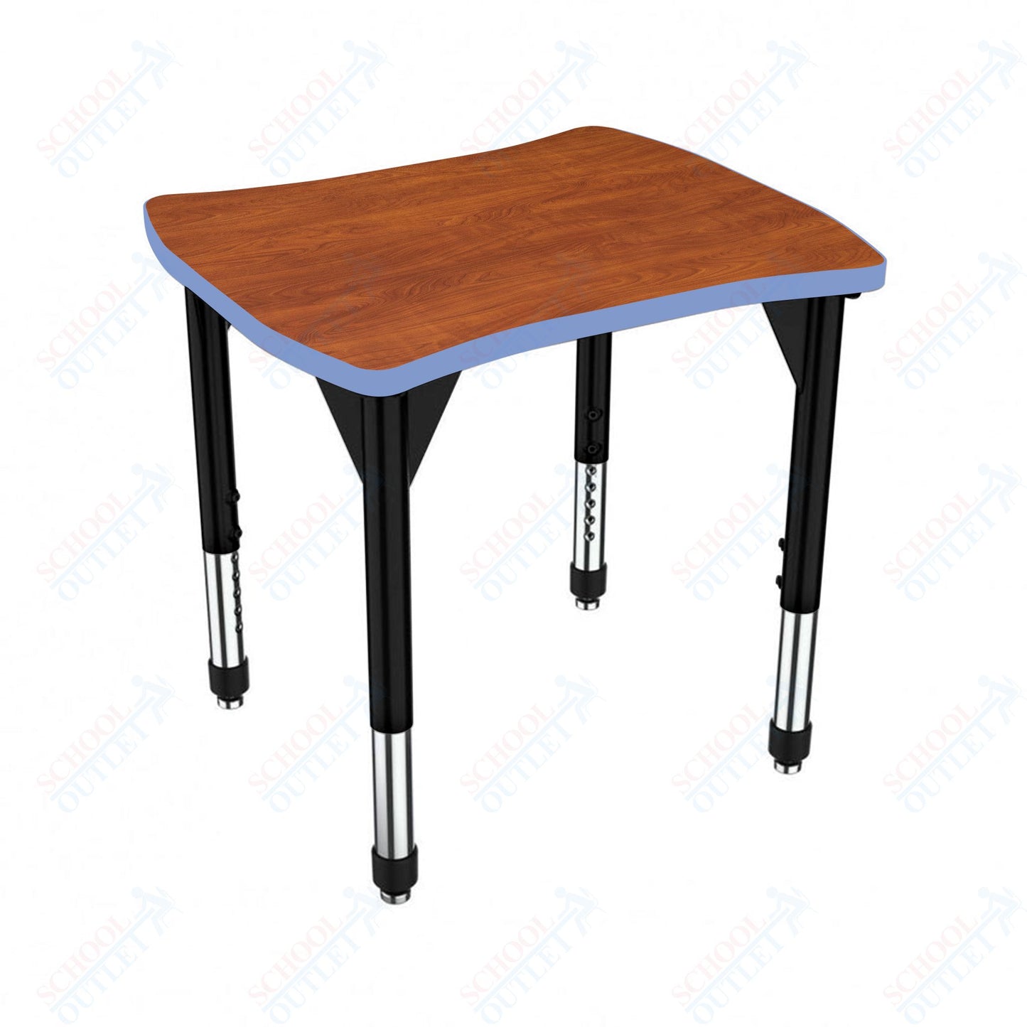 Marco Premier Series Contour Collaborative Desk 24" x 28" Adjustable Height 21"-31" (43-2310-MB)