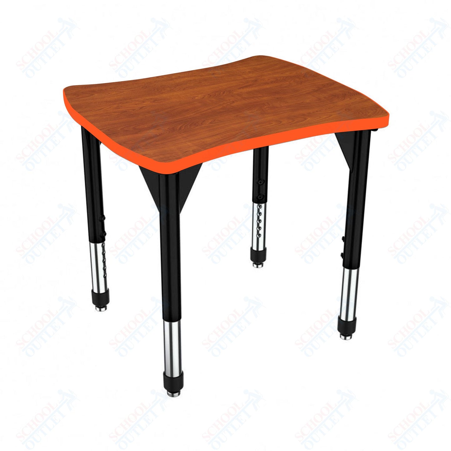 Marco Premier Series Contour Collaborative Desk 24" x 28" Adjustable Height 21"-31" (43-2310-MB)